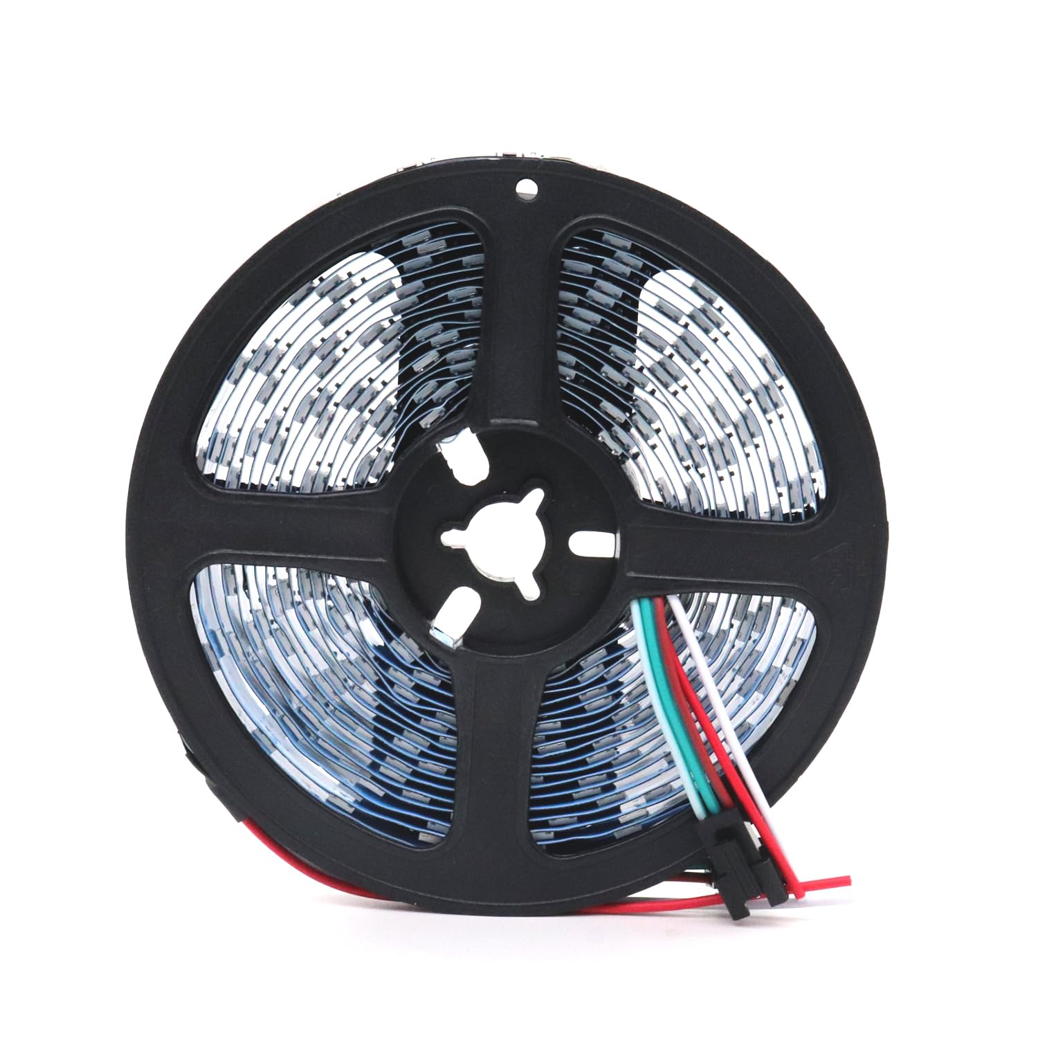 Adresuno Ws2811 Ic Led Strip 60Pixels/M 16.4Ft 300Leds Non-Waterproof White Pcb Model Aqyc-211214-7