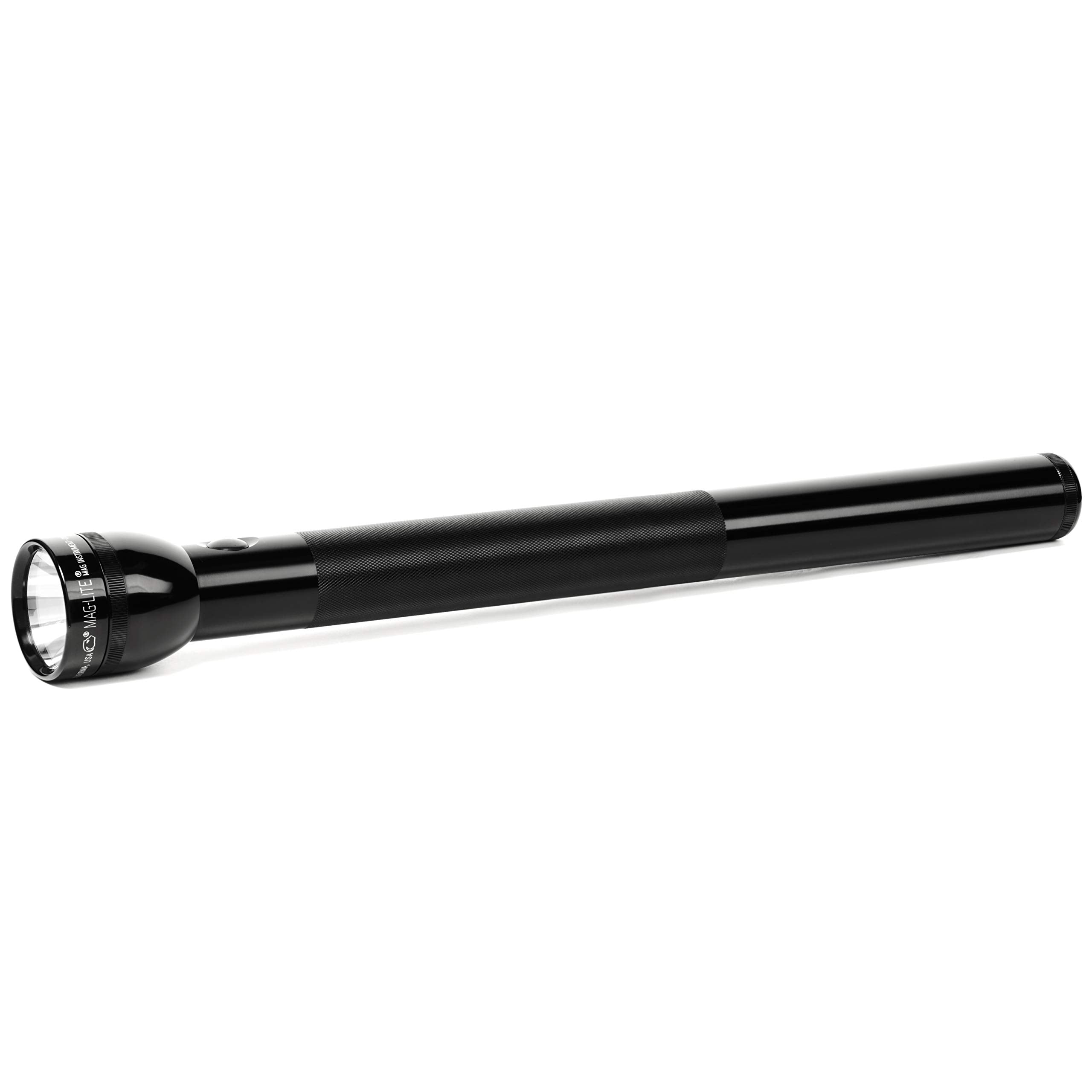 MagLite Heavy-Duty 6-Cell D Flashlight, Black, Model S6D016, 1 Count