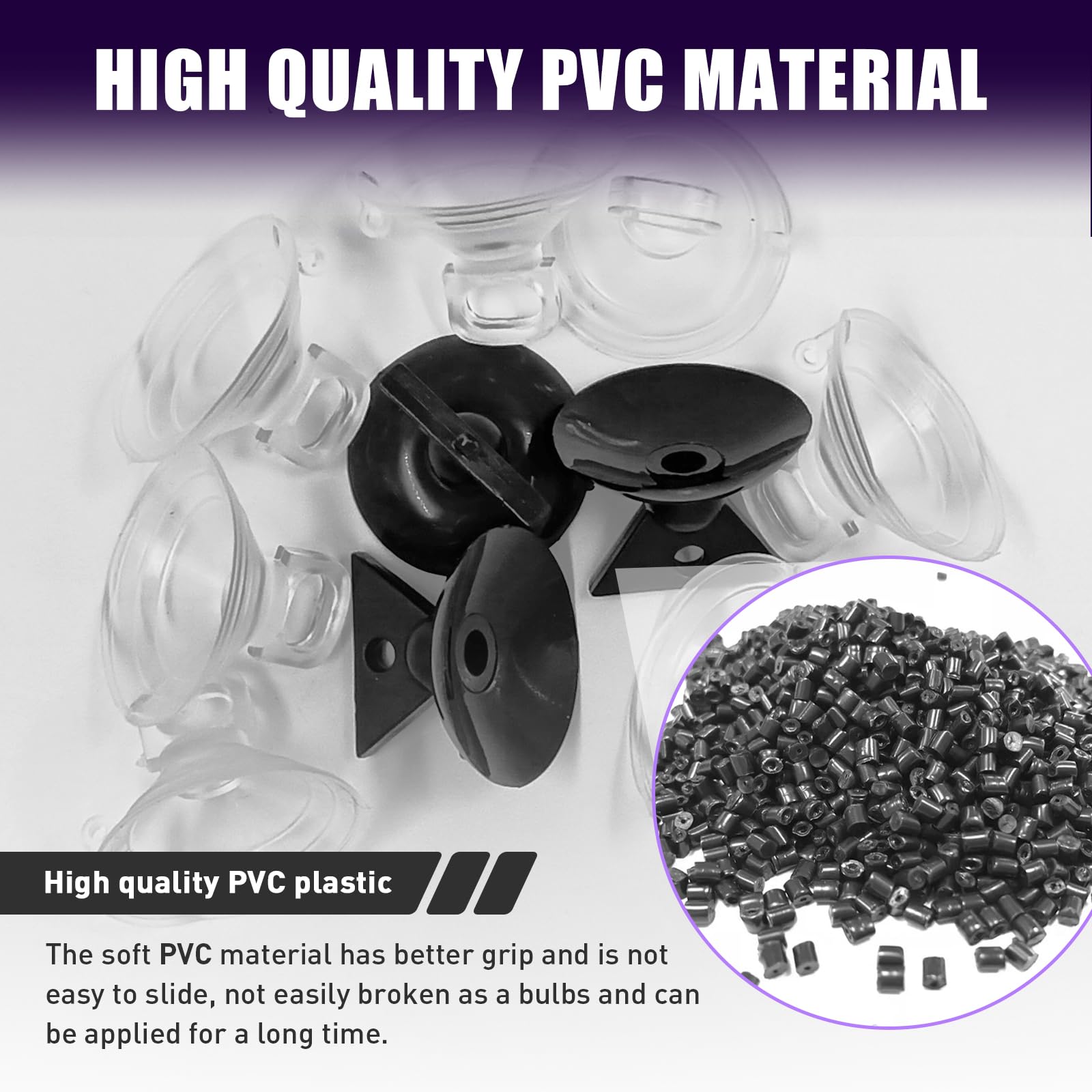 Chaseroad 10-Pack Light Bulb Suction Cup Removal Tool for MR16 GU10 - Black & Clear - Easy-to-Use for Halogen & Mini Track Lights