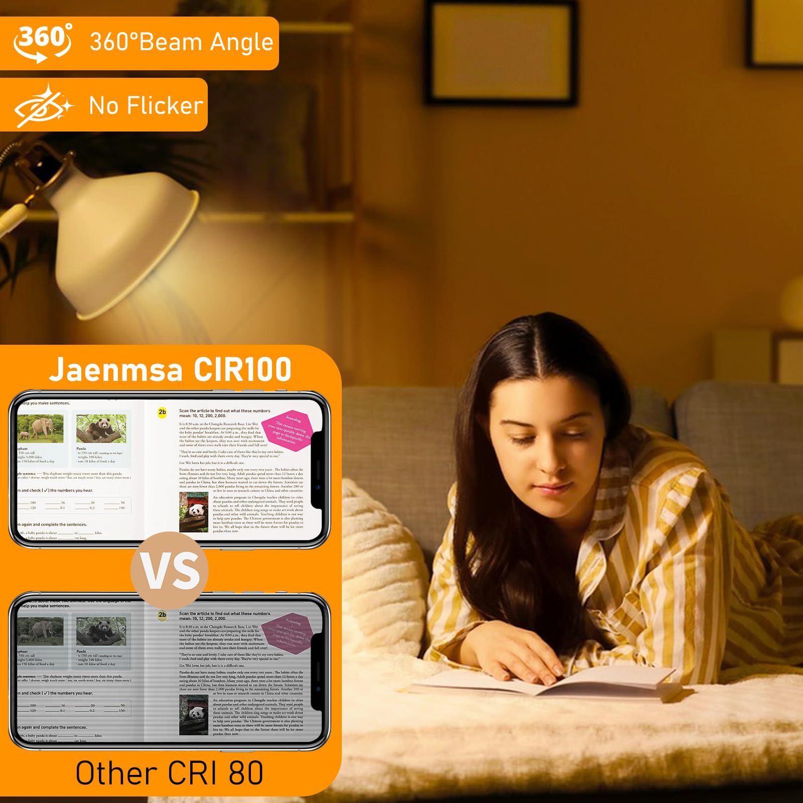Jaenmsa Jde11 120V 50W Halogen Bulbs,T4 Jd E11 Tungsten Halogen Mini Candelabra Bulb 50 Watt Dimmable,Warm White 2800K Replaceme