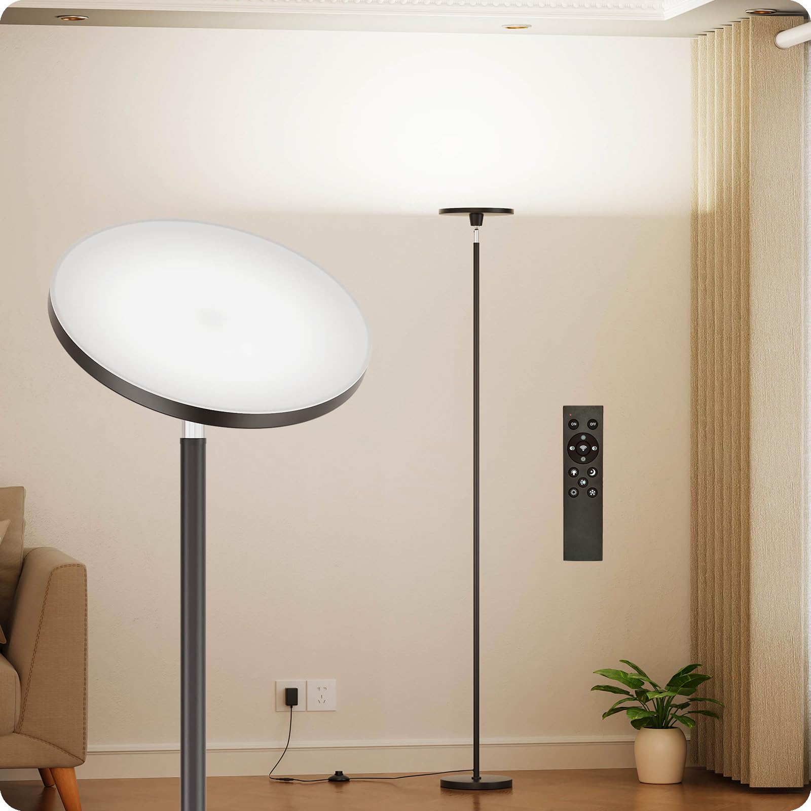 Nukanu Dimmable Floor Lamp With Remote