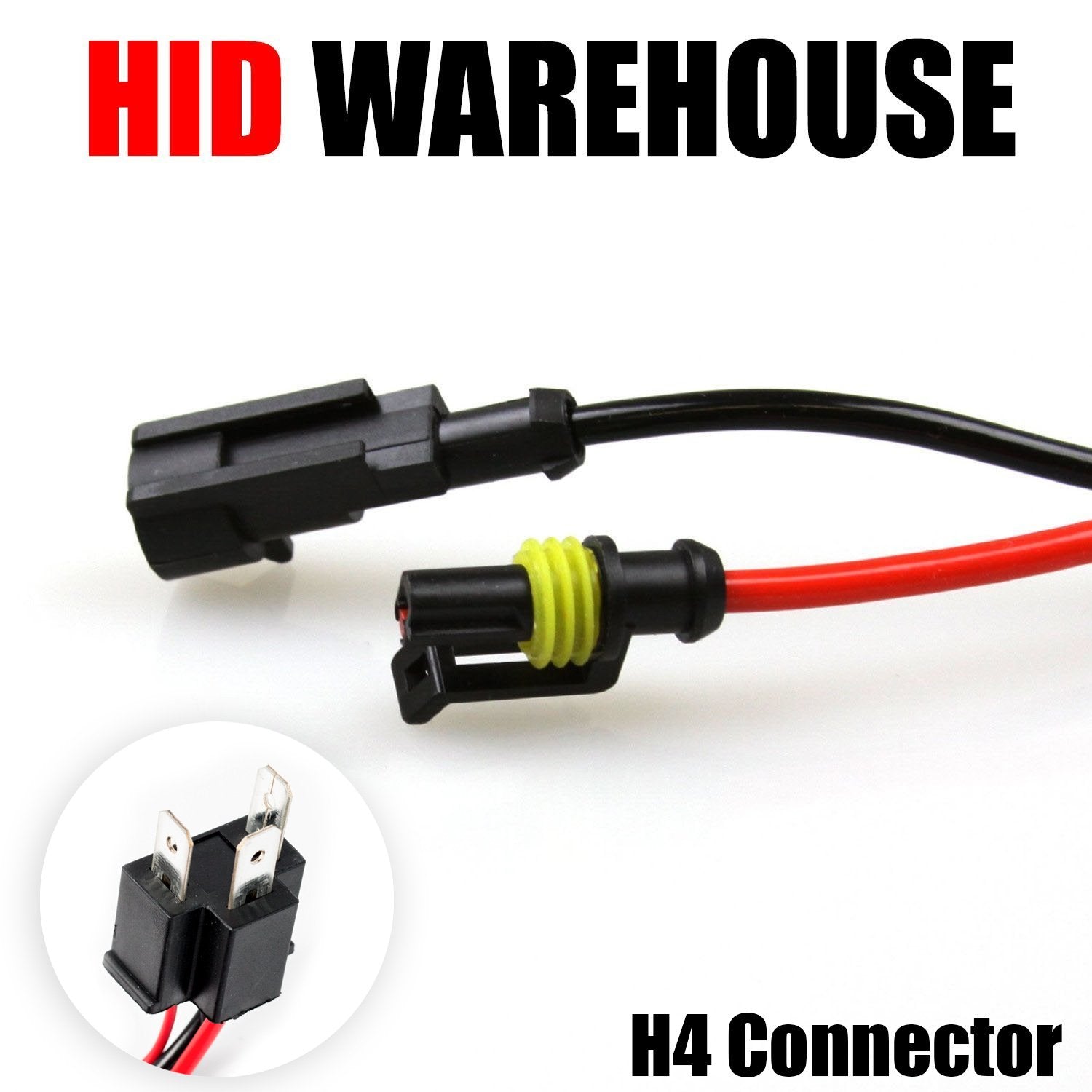 HID-Warehouse HID Xenon Replacement Bulbs - H4 / 9003 - 4300K Bright Daylight (1 Pair)
