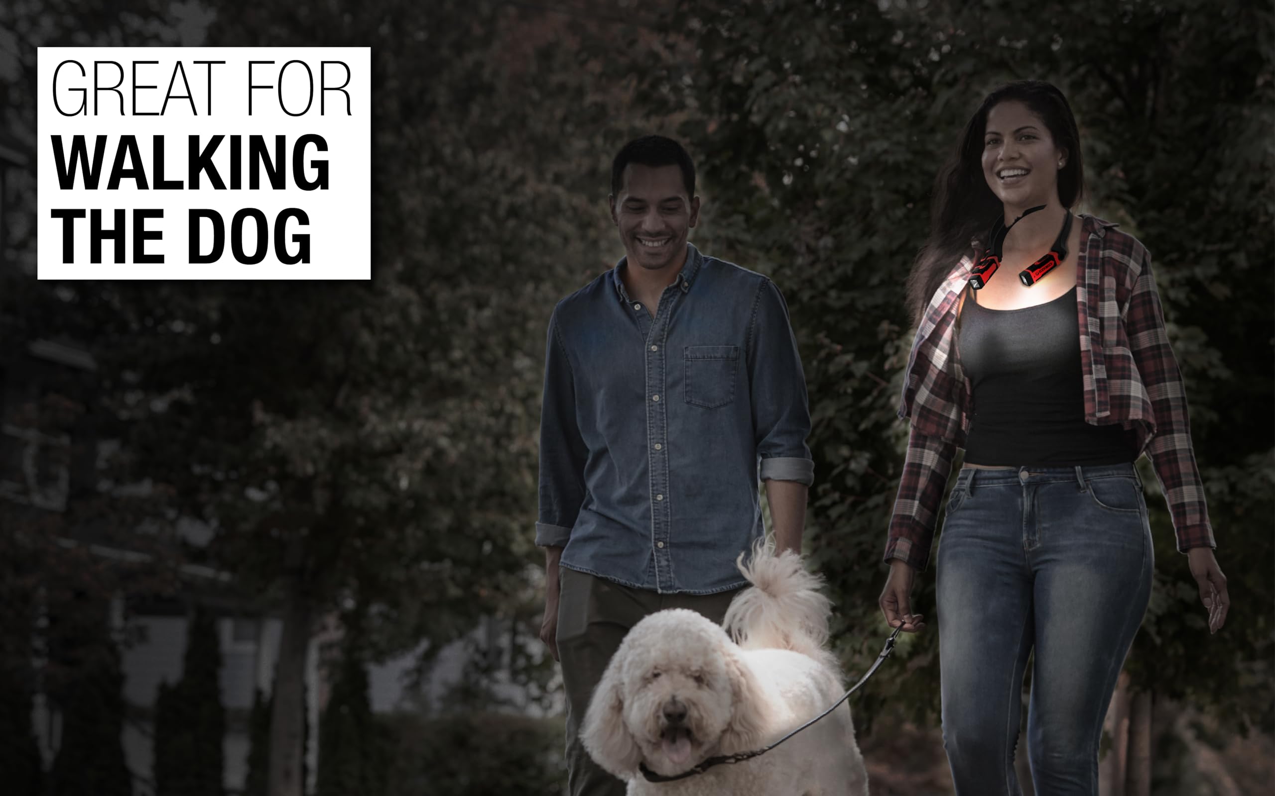 Ezred Anywear Rechargeable Neck Light For Hands-Free Lighting - Nk15, Perfect Light For Mechanics, Camping, Hunting, Diy Project