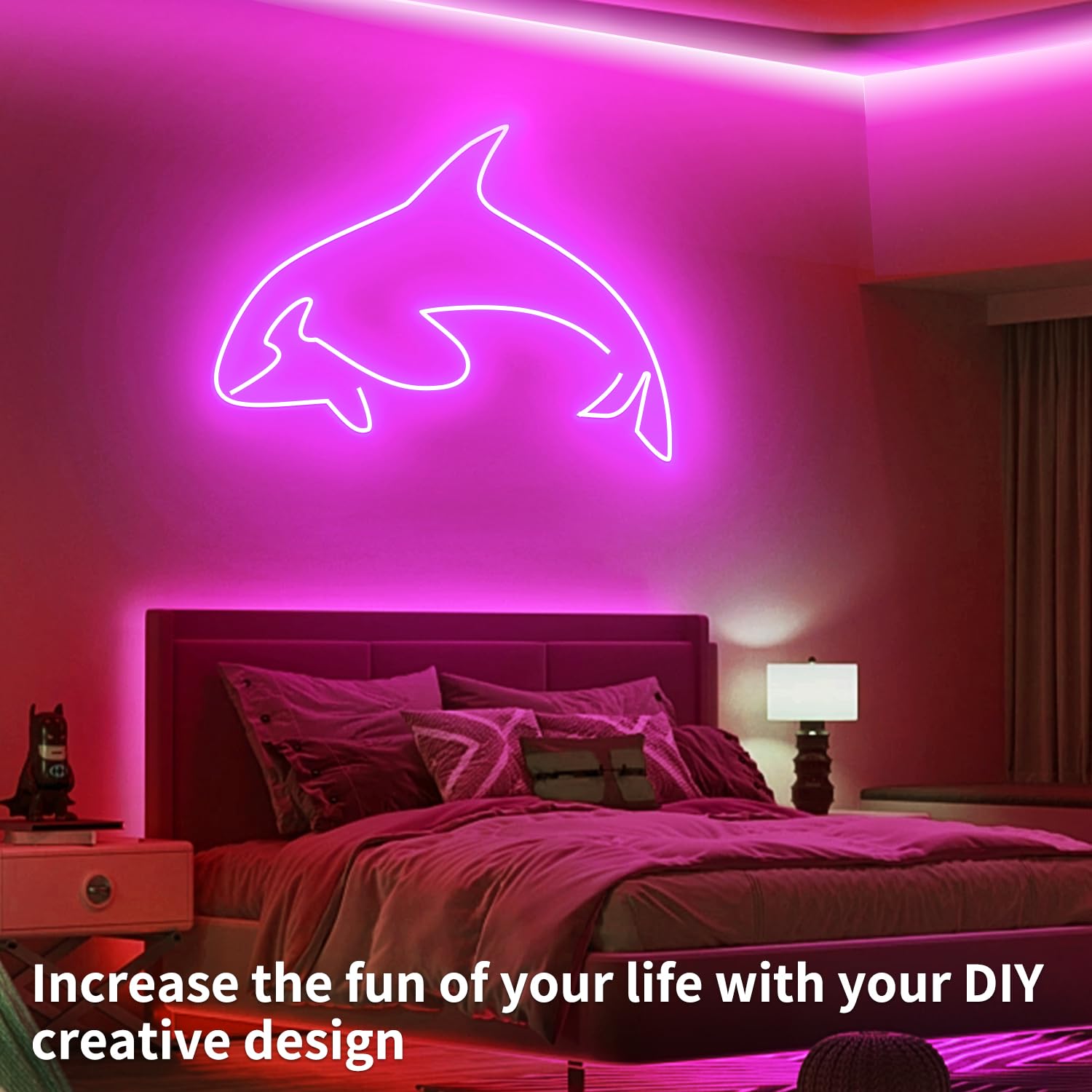 Segrass 16.4Ft Led Neon Rope Lights Control With App/Remote,Flexible Led Rope Lights,Multiple Modes,Ip65 Outdoor Rgb Neon Lights