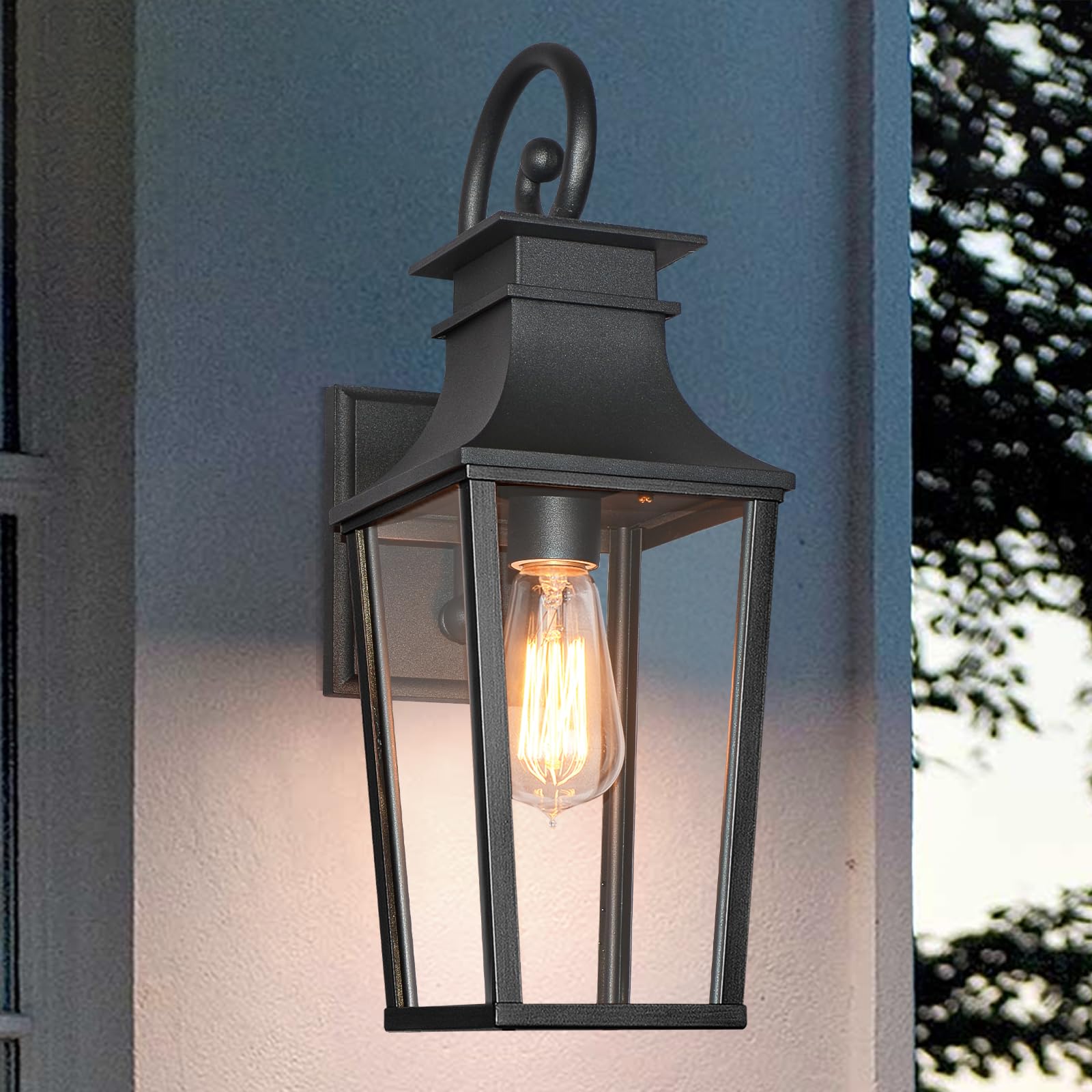 Alvime Outdoor Wall Light Fixture - Waterproof, All-Weather Wall Lantern For Entryway & Patio