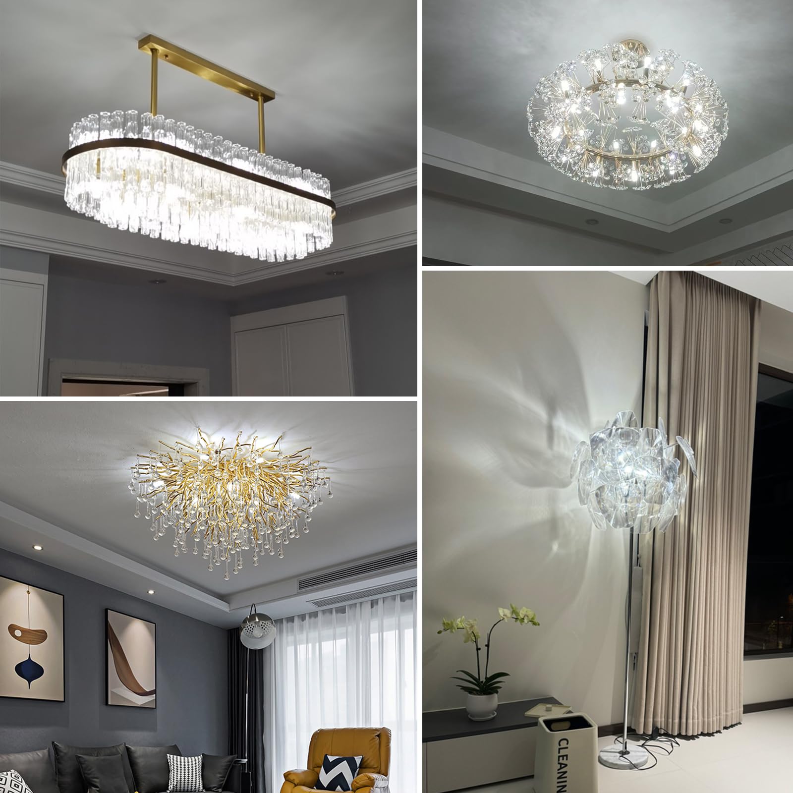 Baoming G9 Led Bulb  Daylight White 6000K  4W G9 Base Light Bulbs  40W T4 Halogen Equivalent  Bi Pin Base G9 Chandelier Lighting  No-Flicker 360?Eam Angle  120V 450Lm  12-Pack
