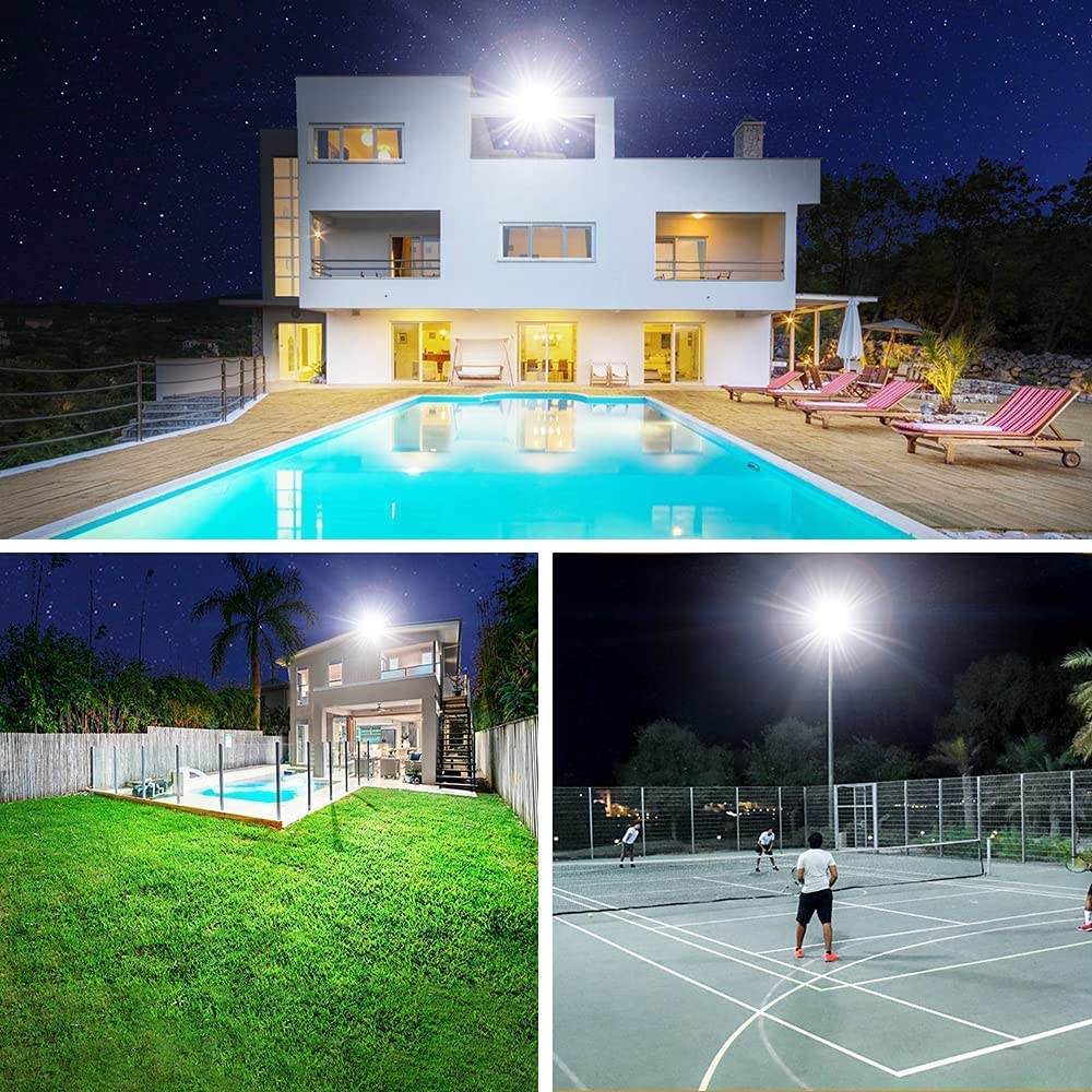 YANYCN 800W LED Flood Light 2 Pack, 88500LM, 5000K Daylight White, IP66 Waterproof for Sports Fields, Model 800W-TG-XPG