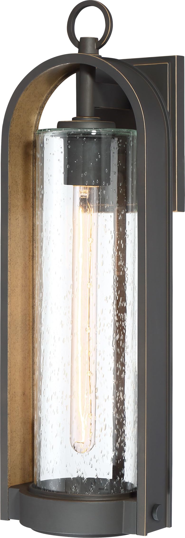 Minka Lavery Outdoor Wall Light 72453-143C Kamstra Exterior Wall Lantern, 1-Light 60 Watts, Oil Rubbed Bronze