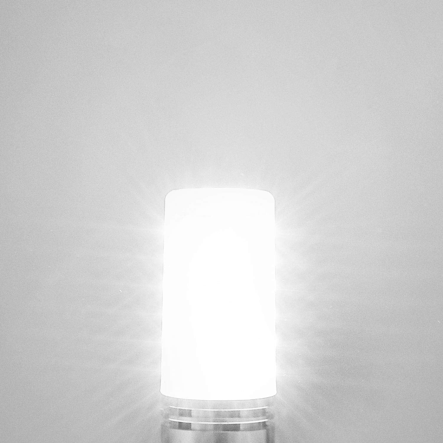 Sagel E12 LED Corn Bulbs 12W, 6000K Cool White, 1200Lm, Glass, 4-Pack