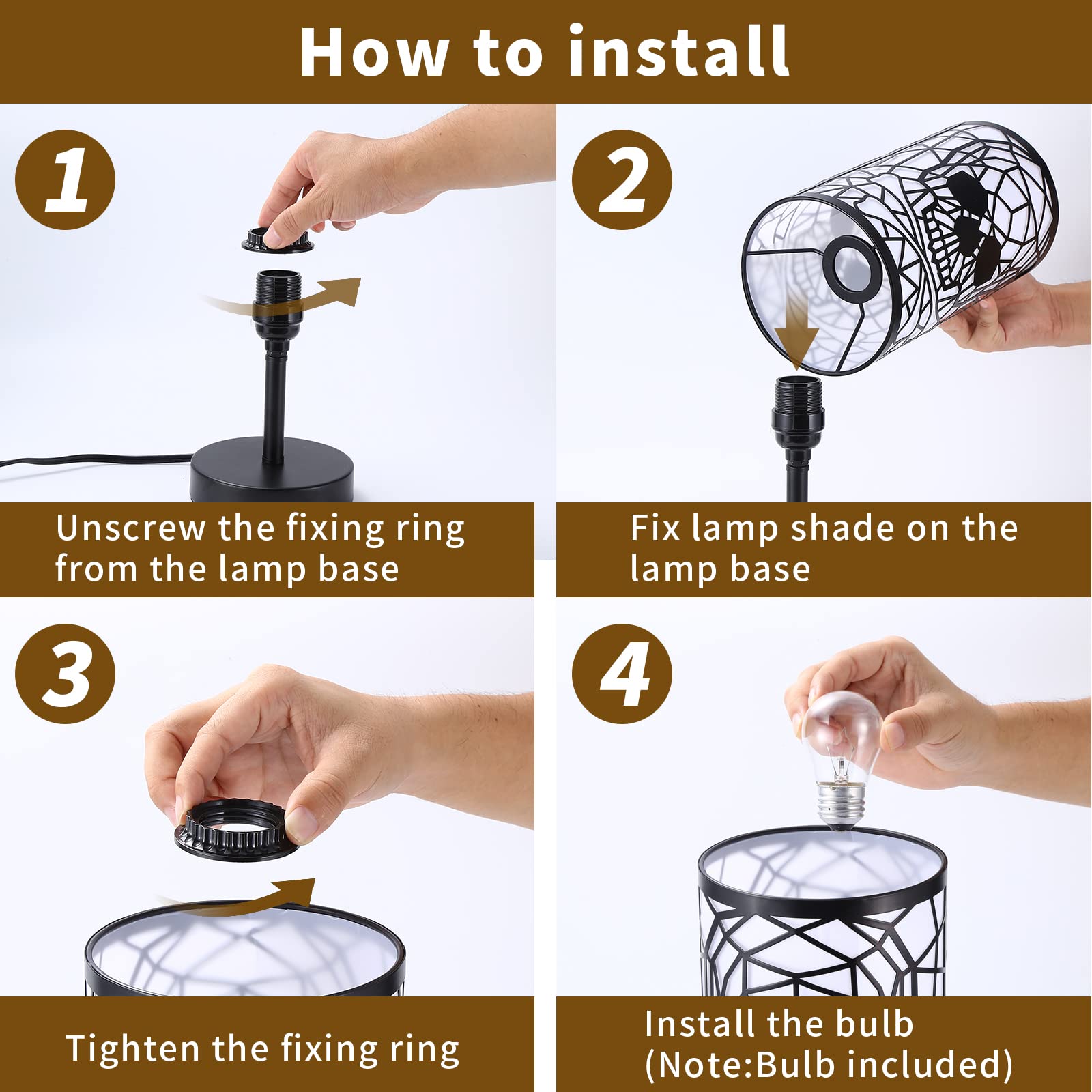 Black Skull Lamp,Acomycici 3-Way Dimmable Touch Control Table Lamp For Gothic Decor, Best Ideal Gift,Anniversary Birthday Gifts Halloween Christmas Decorations Skull Light (Bulb Included)