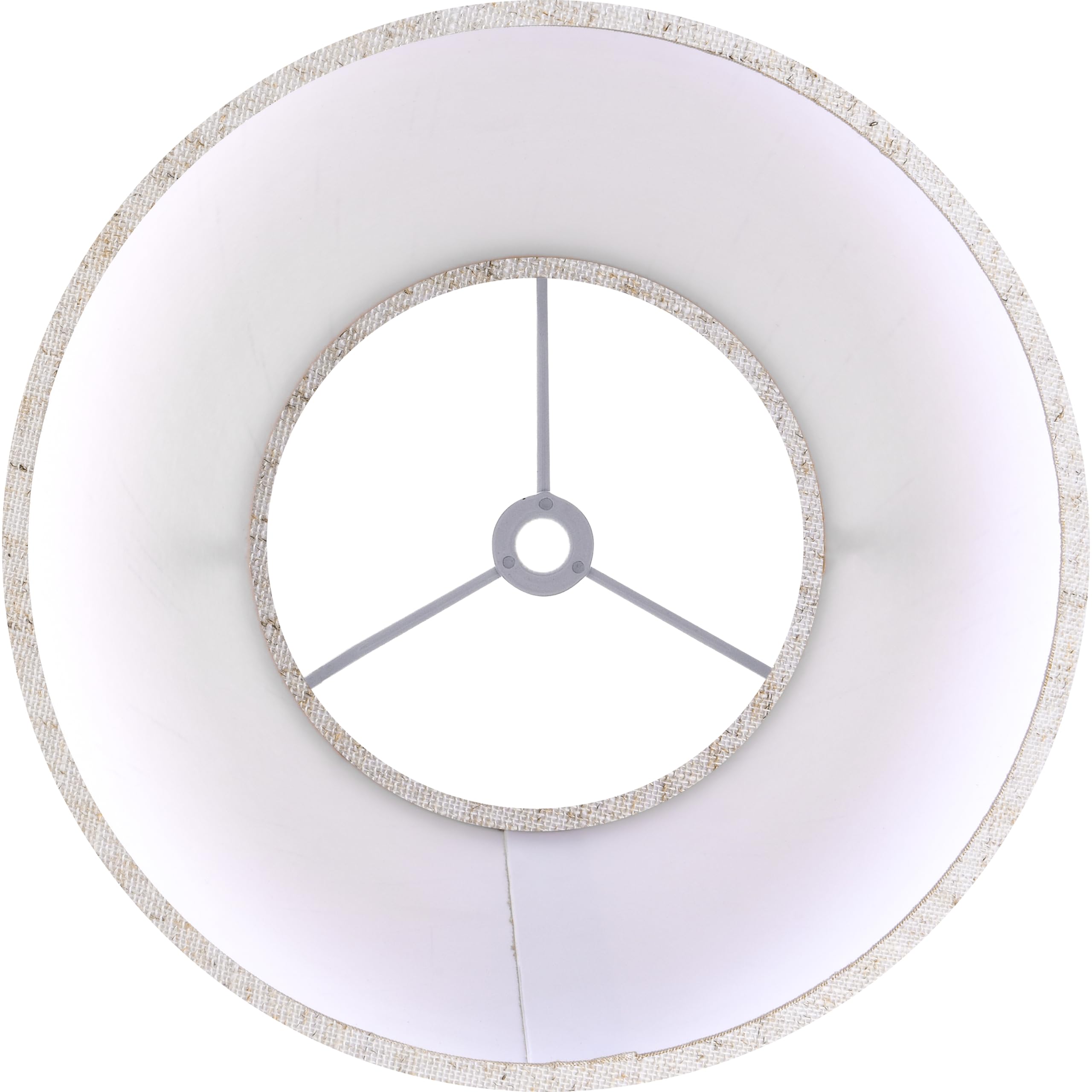 Goso 5 * 9 * 6.4Inch(Spider) Beige Bell Lamp Shades Set Of 2 Small,Rustic Lampshades For Table Lamps,Wall Mount- Natural Fabric