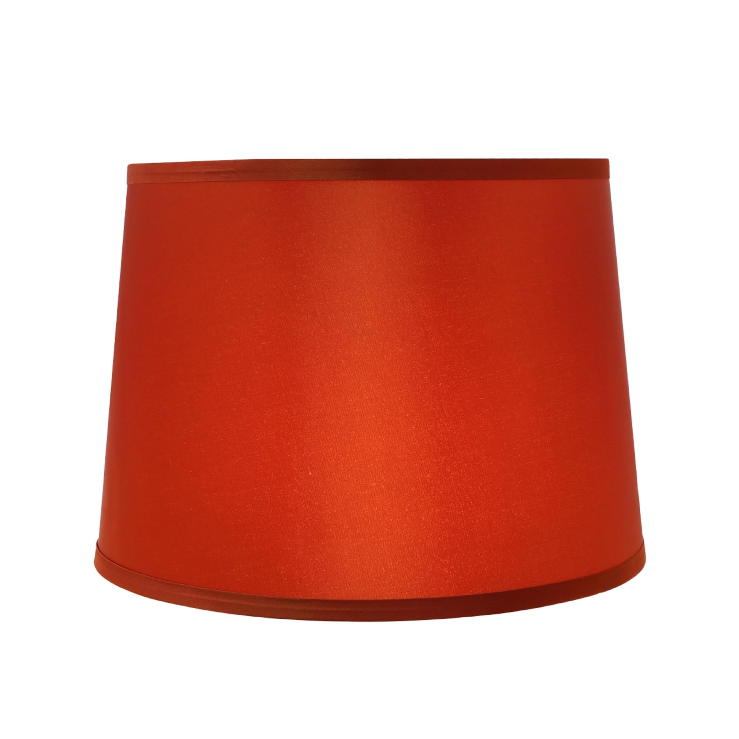 Aspen Creative 32307A, Transitional Hardback Empire Shaped Spider Construction Lamp Shade In Burnt Orange, 14&quot; Wide (12&quot; X 14&quot; X 10&quot;)