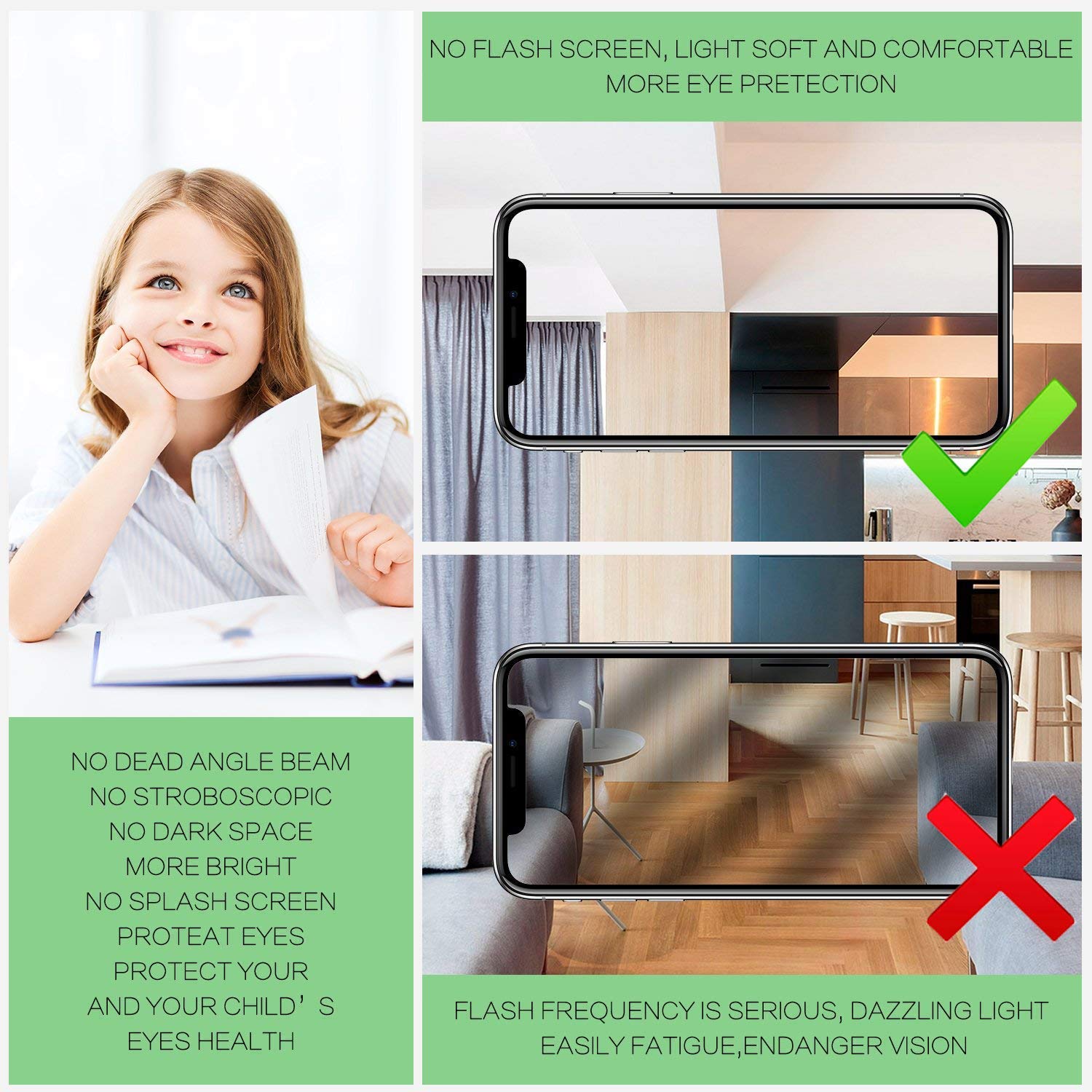 Leools Led Tube Bulb Glass 4W Dimmable Edison T10 Tubular Bulb,E26 Medium Base Filament Lamp 40 Watt Incandescent Bulb Equivalen