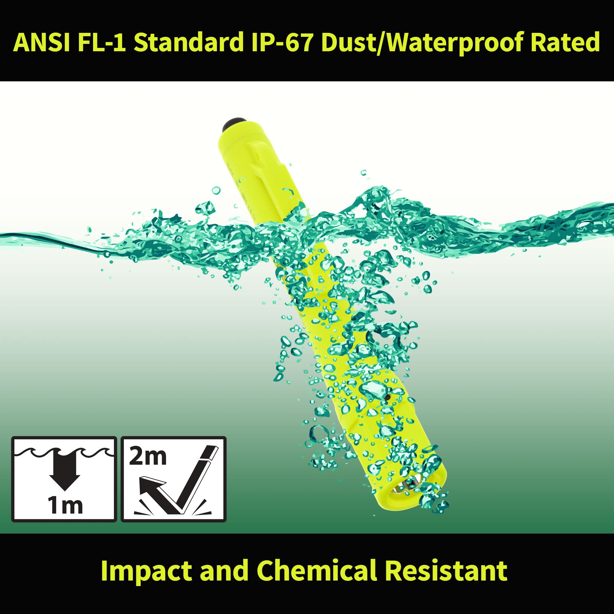 Nightstick Penlight XPP-5410G, Intrinsically Safe, 147mm, Green, Engineered Polymer