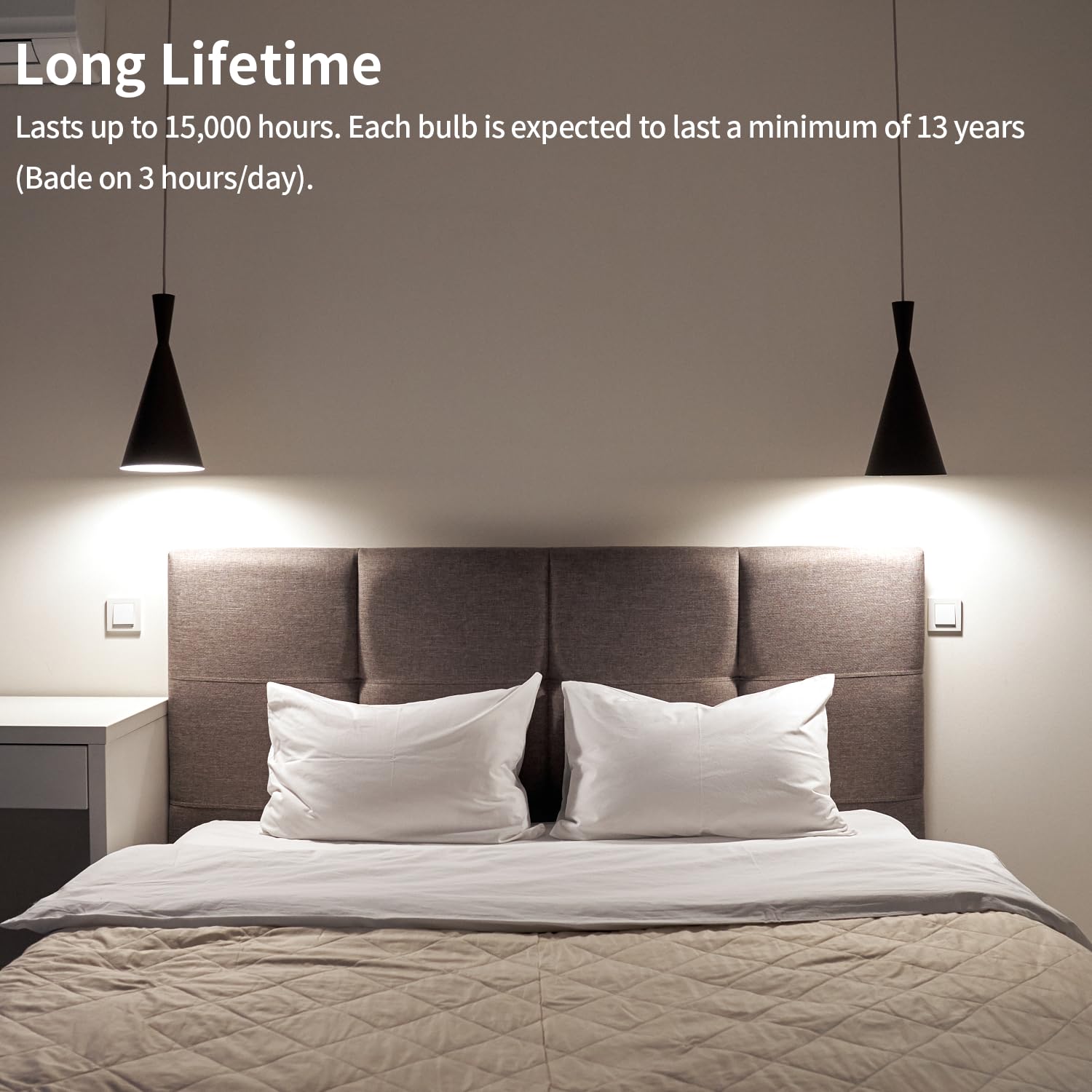 Cylyt Light Bulbs 60 Watt Equivalent Solt White 5000K, E26 A19 Led Light Bulb 9W 800 Lumen, Focos Led Para Casa, 120V 60Hz Lightbulbs For Indoor Outdoor, Non-Dimmable, 30-Pack