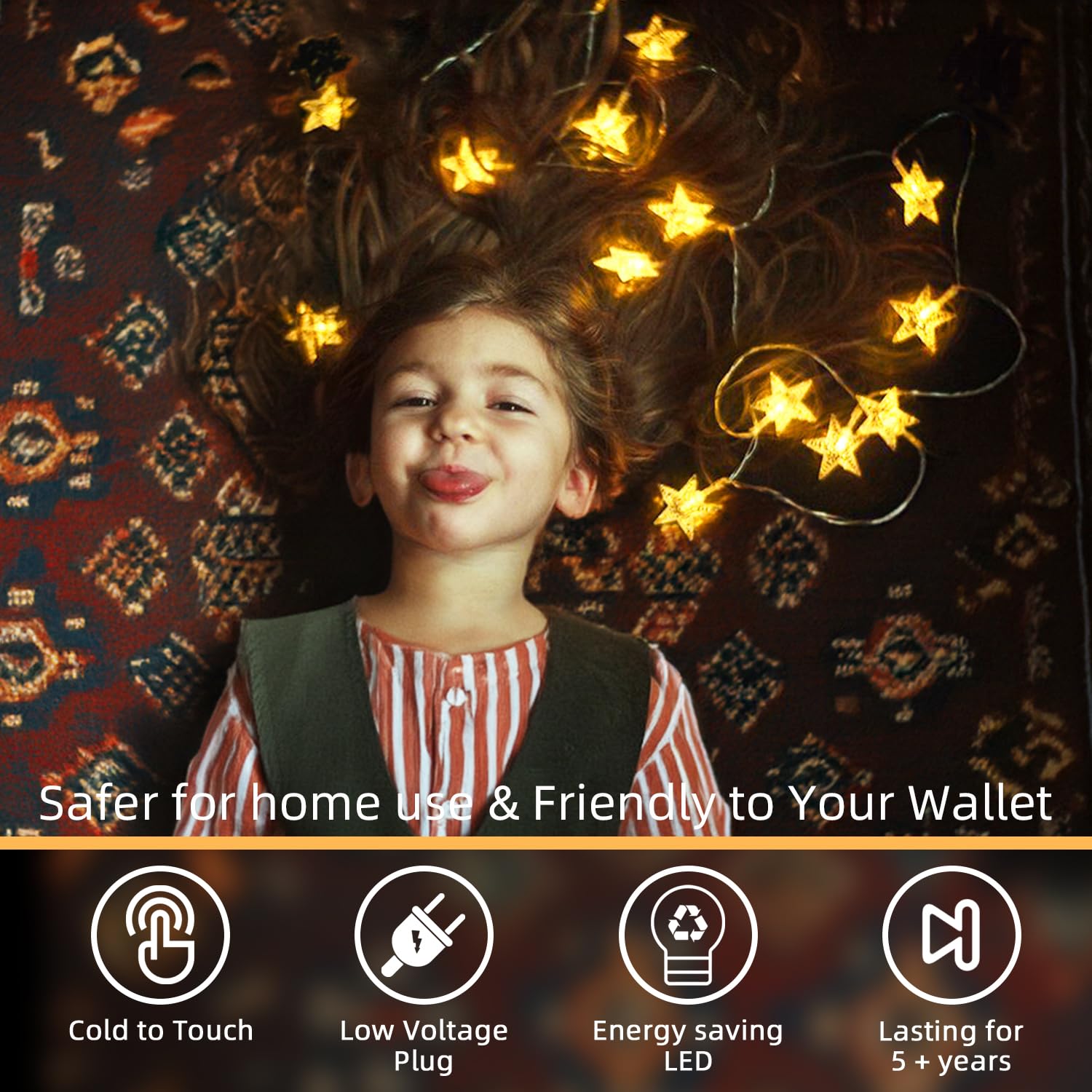 Star String Lights 360 Led 132Ft, 8 Modes Plug In Star Fairy Lights With Timer & Memory, Indoor Outdoor Star Christmas Lights Fo