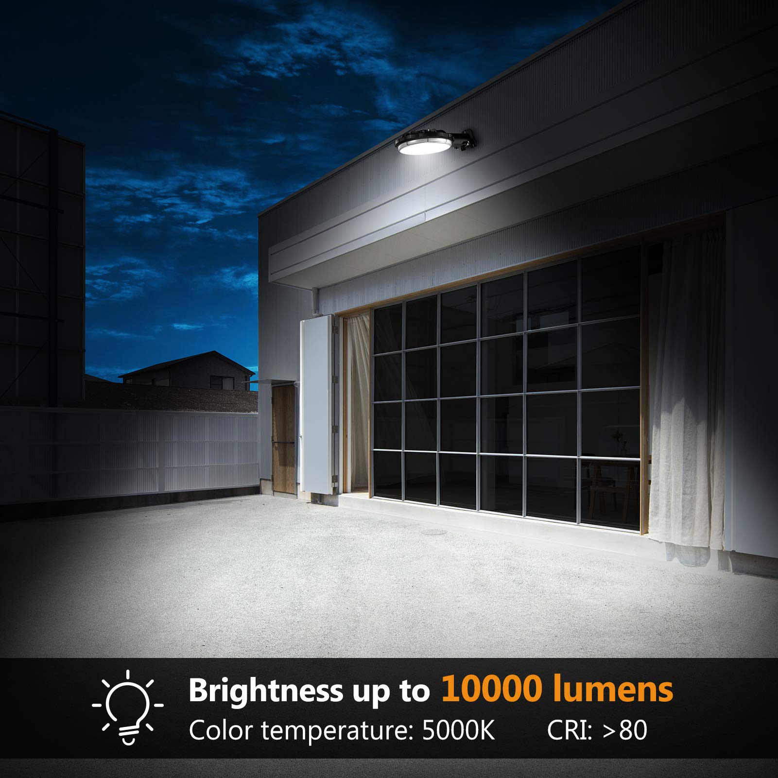 Viugreum 100W Led Barn Light - 20 Pack, 12000Lm, Dusk To Dawn, Ip65 Waterproof, 5000K Daylight, Model Zt0002