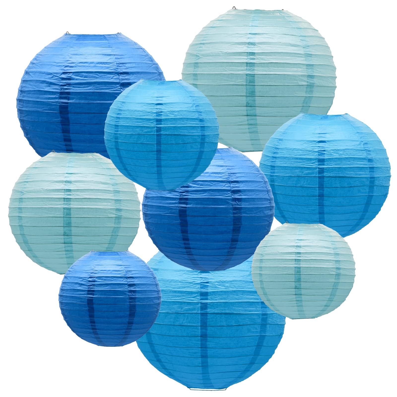 Paper Lanterns Decorative, Round Hanging Lantern Party Supplies for Wedding Birthday Party Baby Shower Decorations Anniversary G
