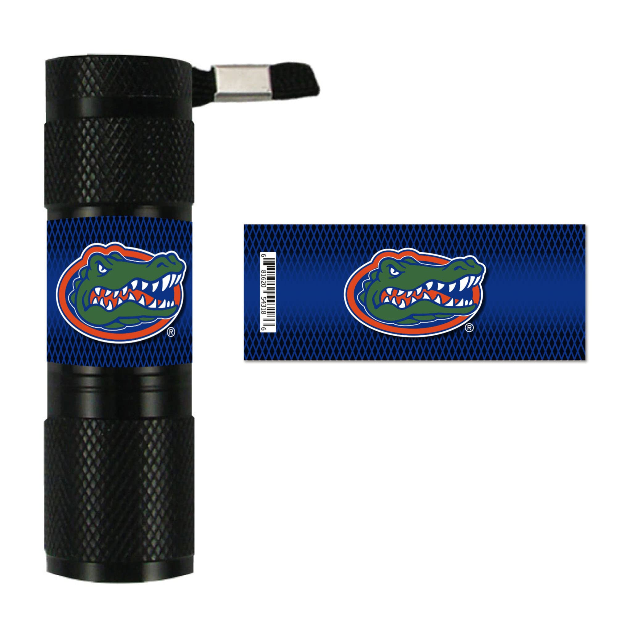 FANMATS LED Pocket Flashlight - 3.5in x 1in, Aluminum, Team Colors, Model 62366