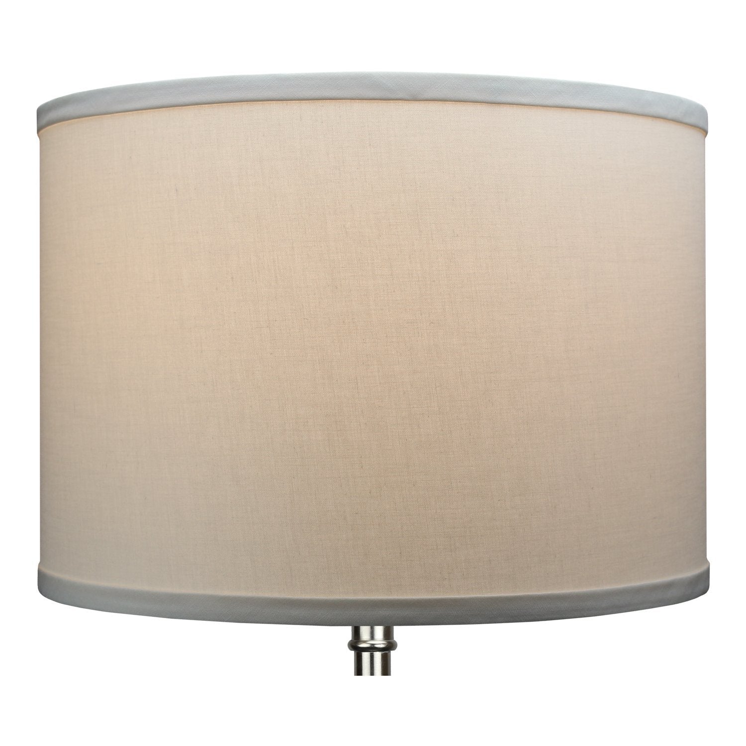 Fenchelshades.Com 14'' Top Diameter X 14'' Bottom Diameter 10'' Height Cylinder Drum Lampshade Usa Made (Ivory)
