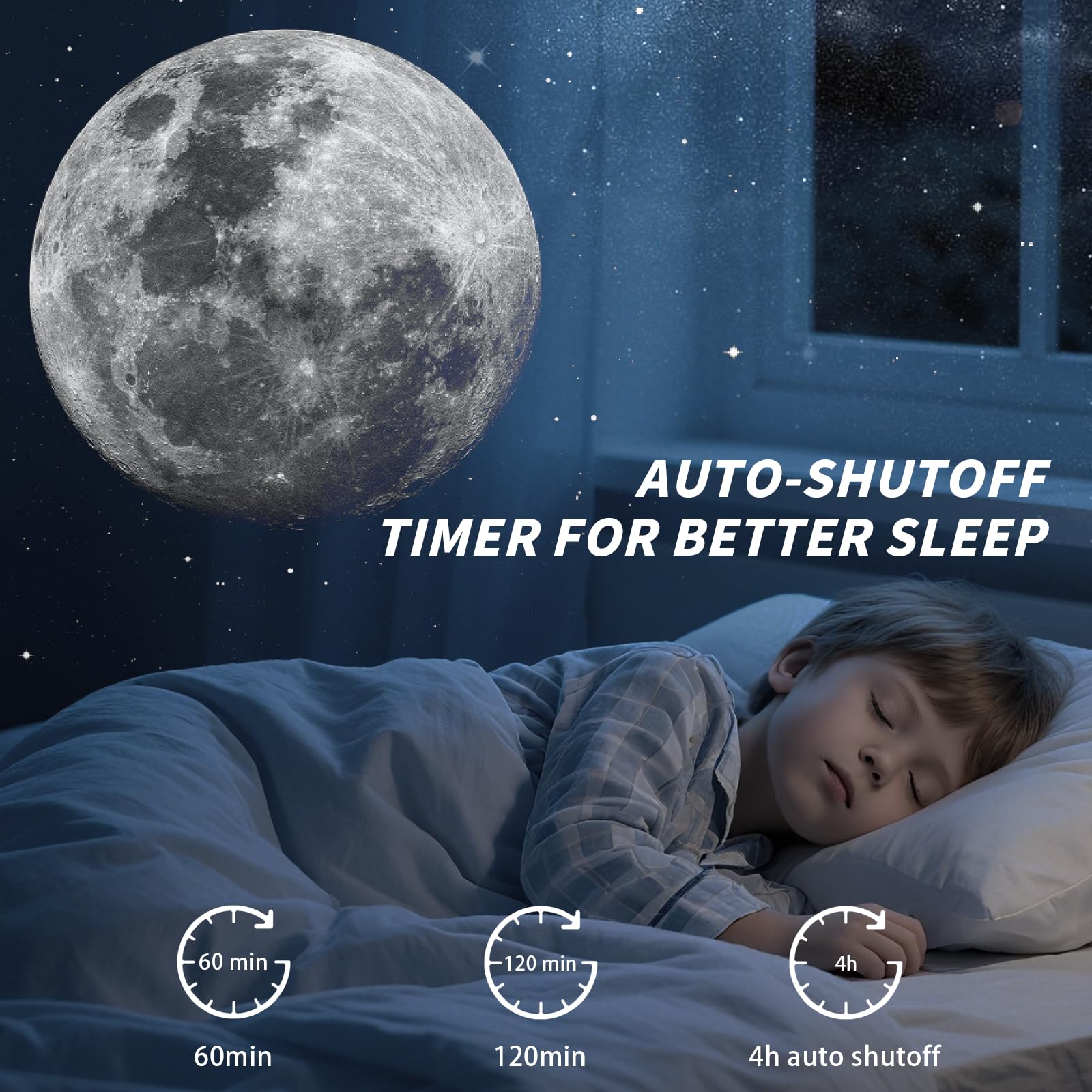 Ainael Galaxy Projector - Star Home Planetarium Night Light, Black, Model SKE-TKQ01, Perfect for Kids and Adults, Christmas Gift