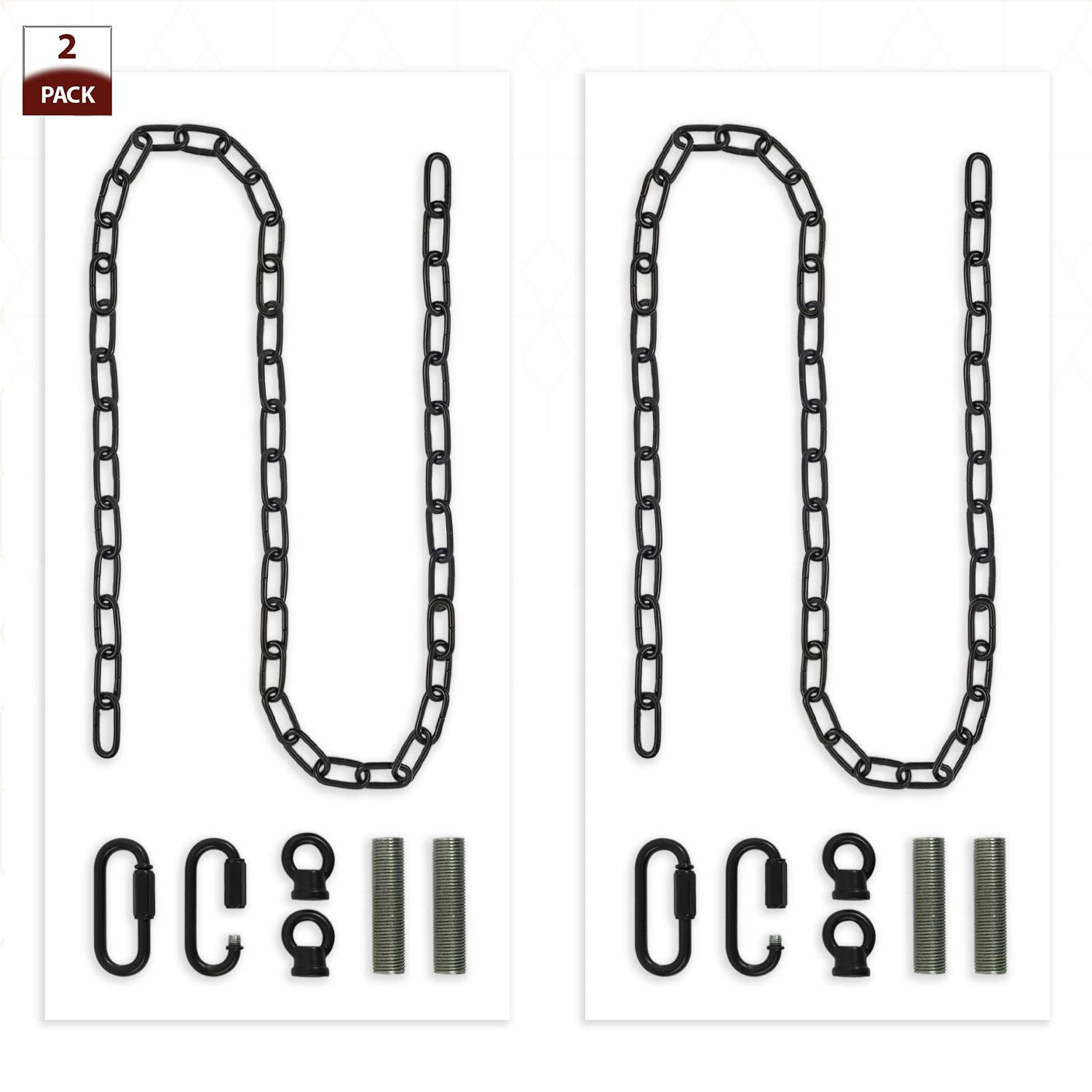 Royal Designs, Inc. Lc-2005-Orb-6-2 Heavy Duty Lighting Fixture Chain, Oil Rubbed Bronze-2 Pack