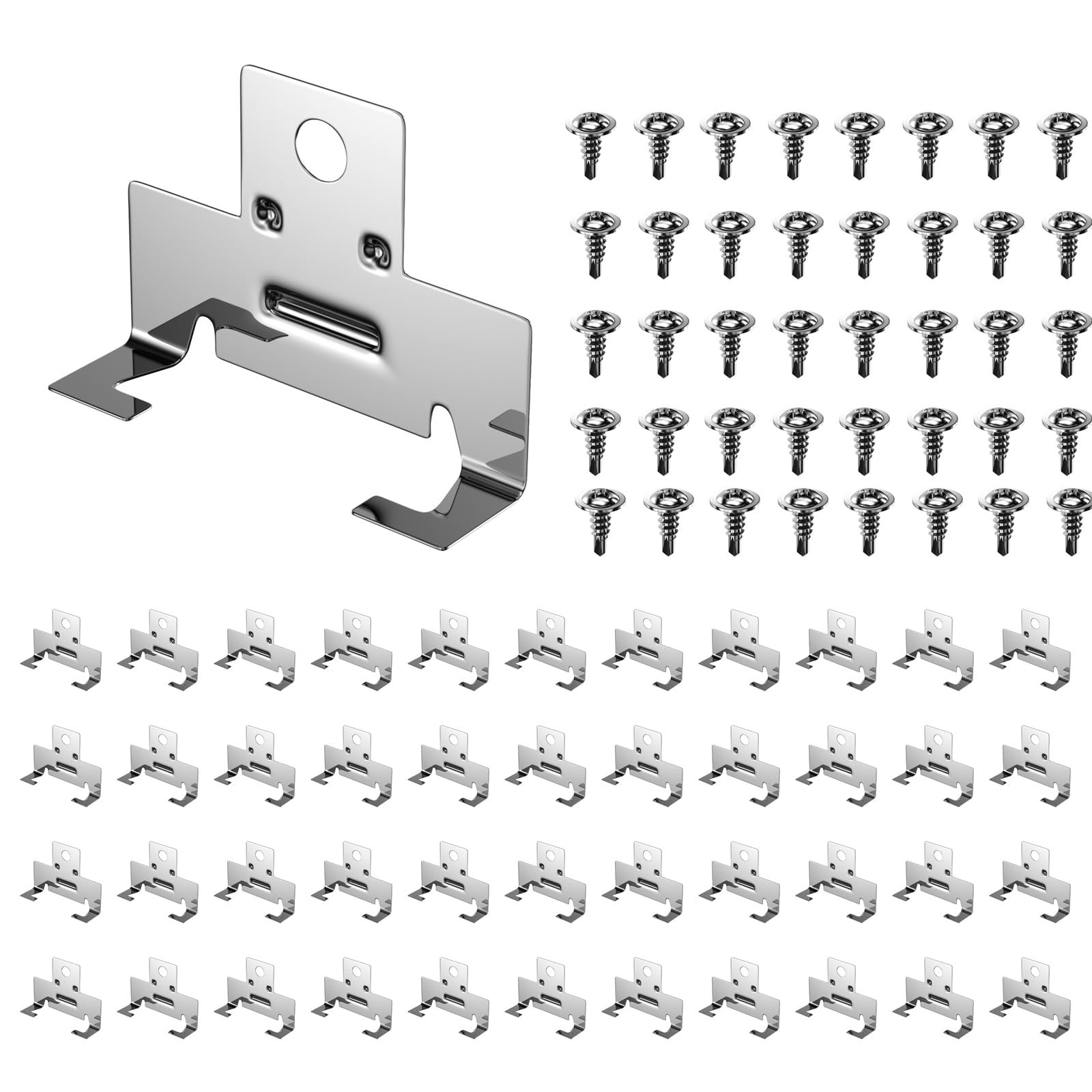 ROOWINTOO Recessed Light Clips for retrofitting recessed Light canisters, Downlight recessed Light Clips for use with Torsion Sp