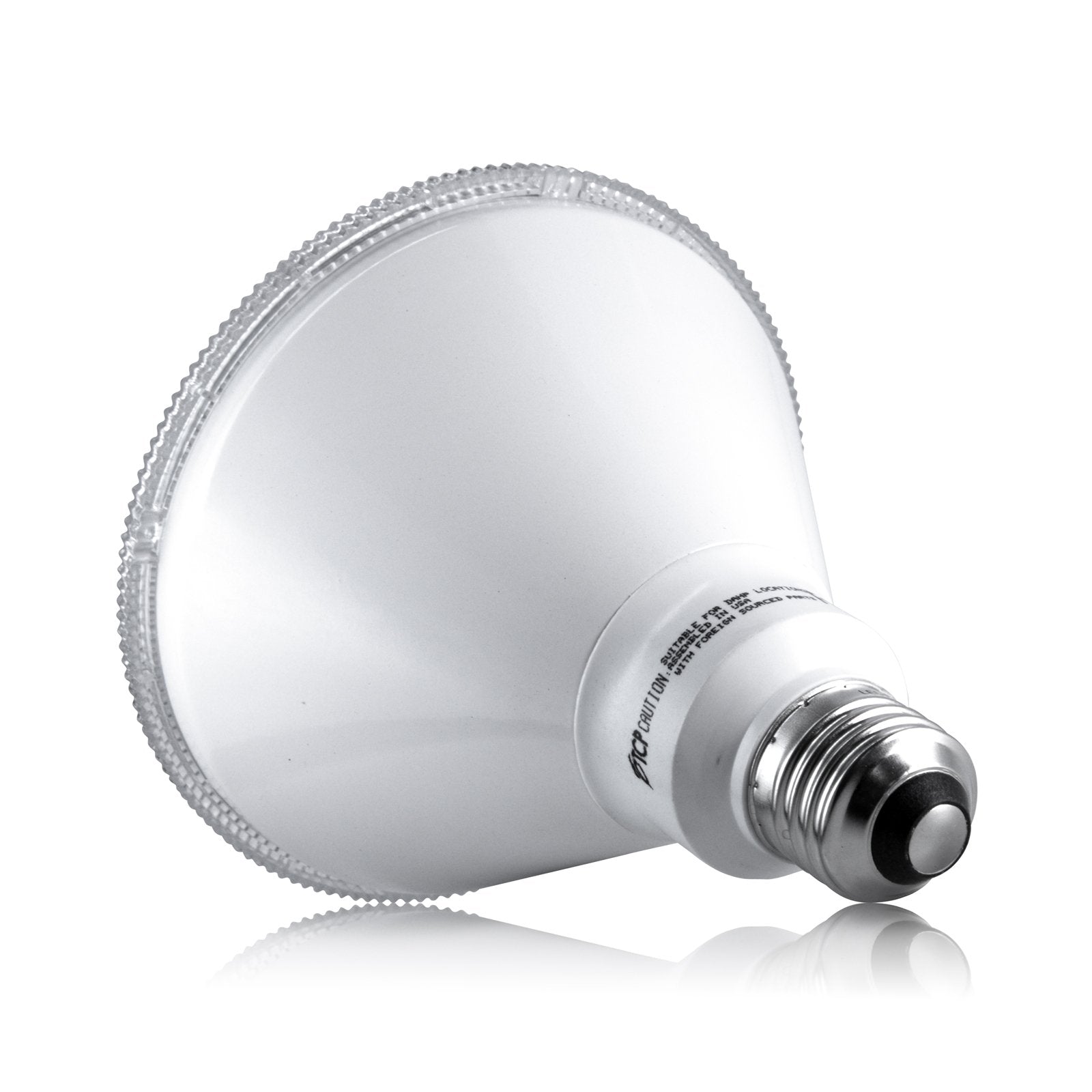 (Case Of 4) Tcp Led17P38D30Kfl 17W Led Par38 In Warm White (3000K) Dimmable, Shatterproof, Instant On, 120V, Flood - 40 Beam Ang