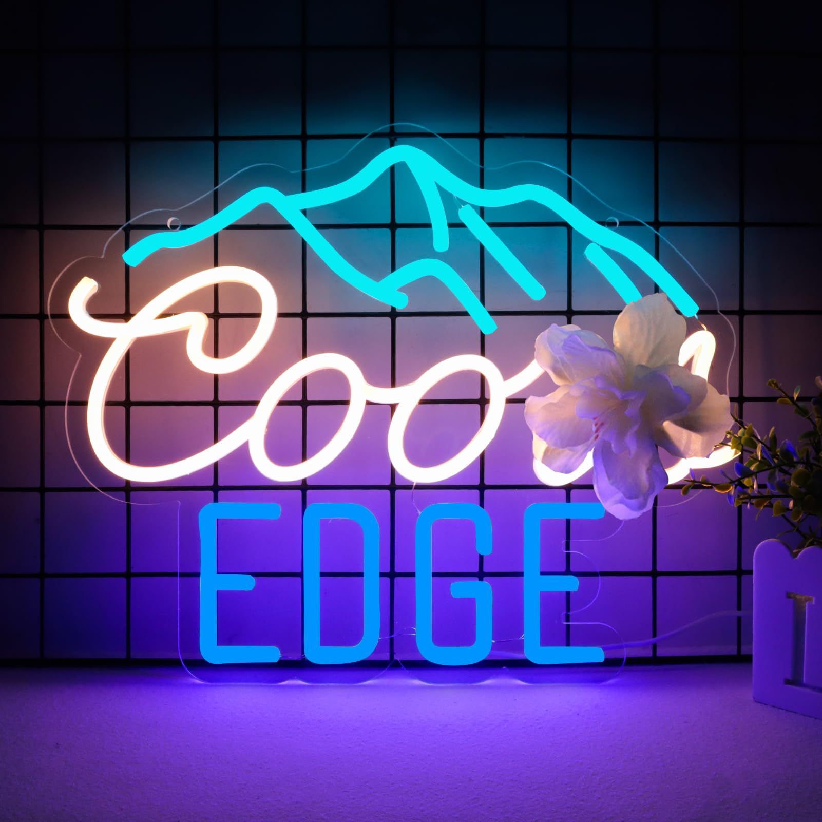 JFLLamp Neon Sign Wall Decor - malt-inspired LED Light, 8inx8in, Plastic, Suitable for Bedroom, Dormitory, Man Cave