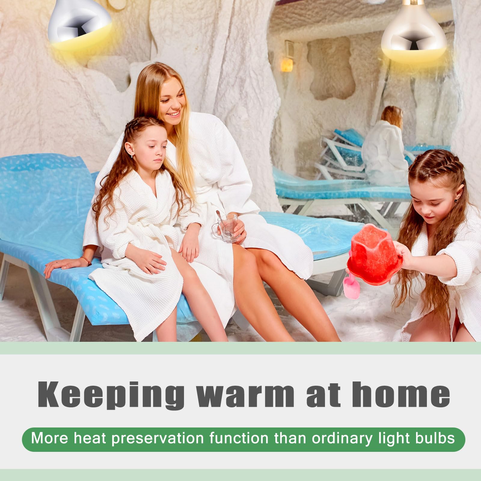 Vihose 4 Pack 150 Watt Heat Lamp 110V Heat Lamp Bulbs Clear Glass Incandescent Light Bulbs Incandescent Heating Lightbulbs For R