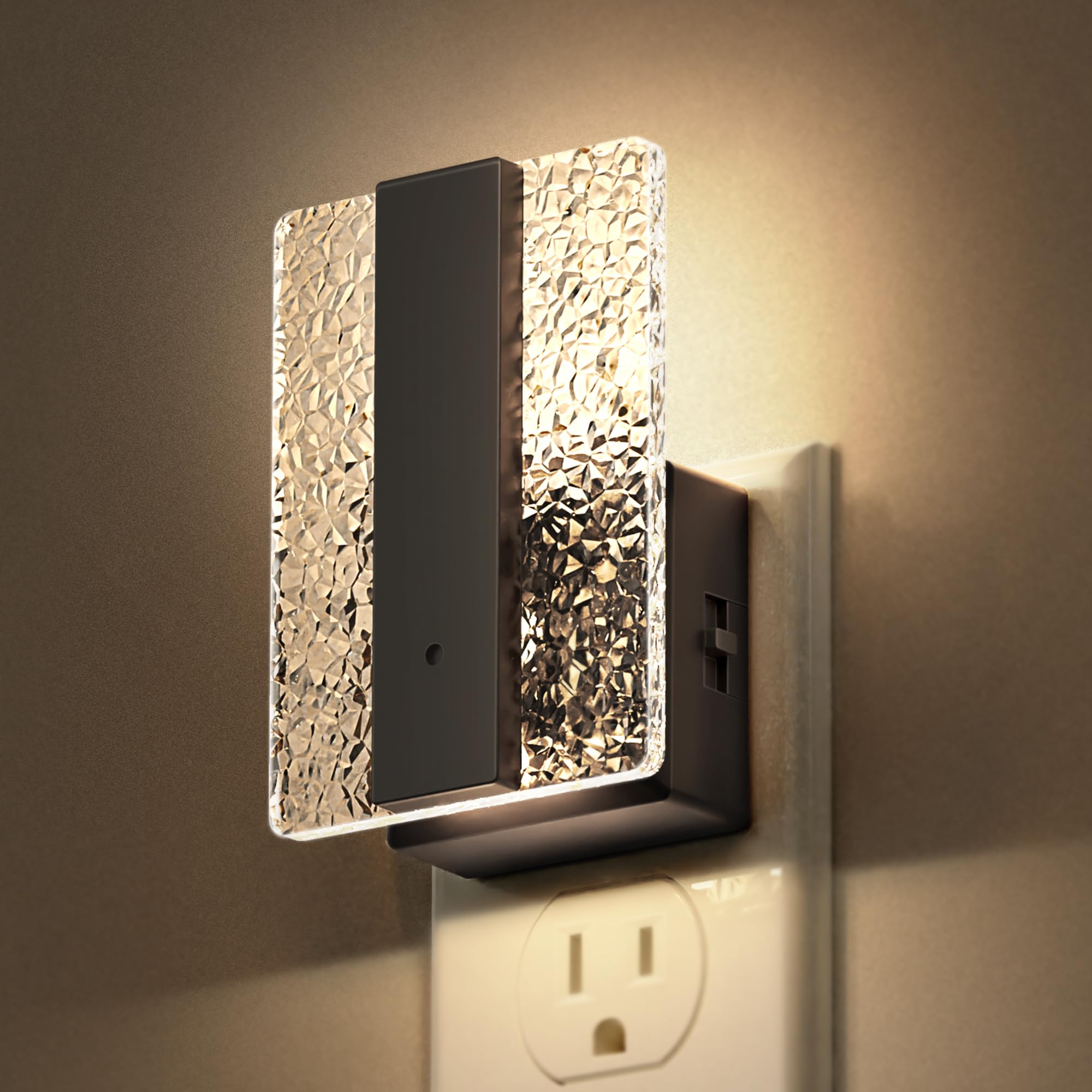 DORESshop LED Night Lights Plug Into Wall, Decorative Night Light with Dusk-to-Dawn Sensor, Dimmable Nightlights, Adjustable Bri