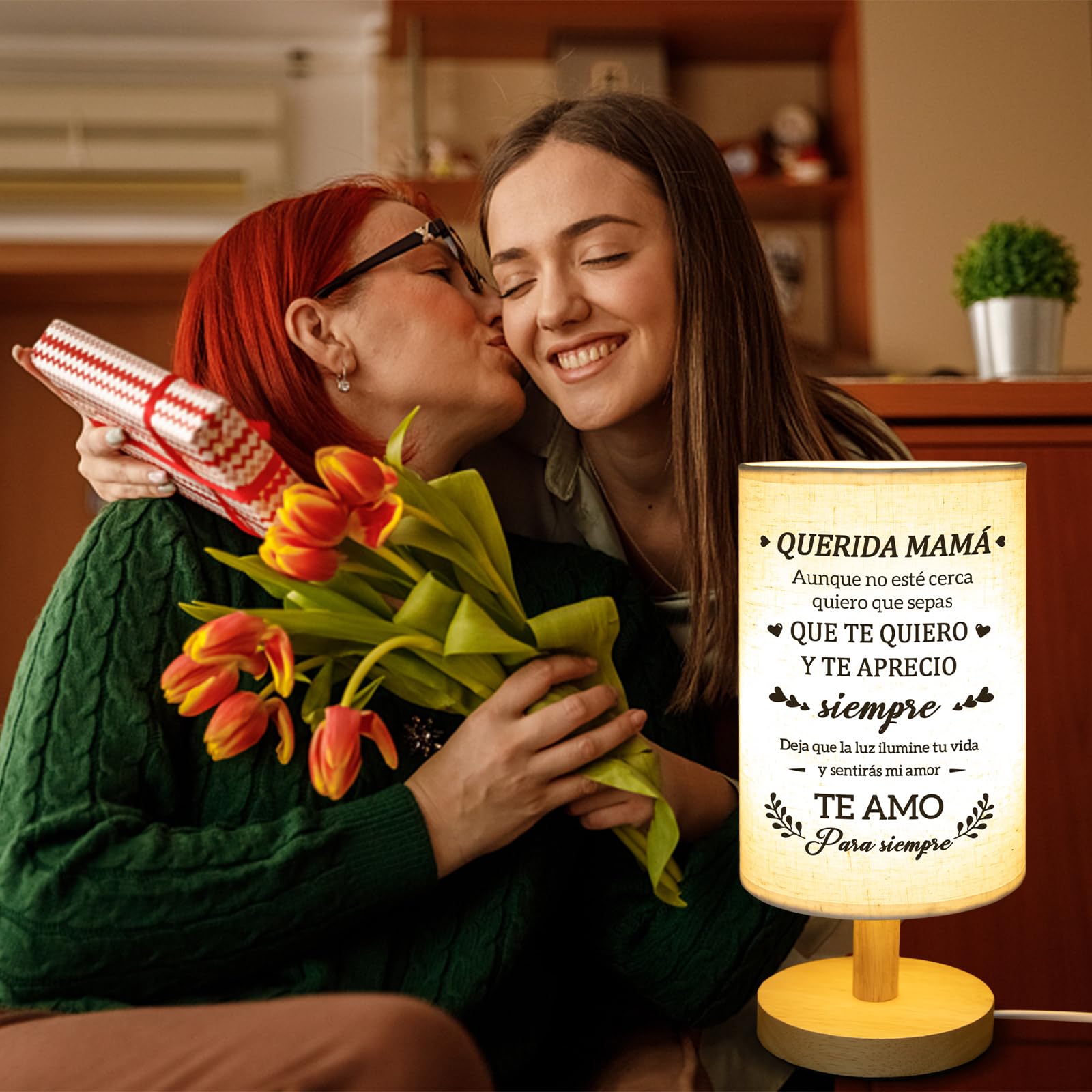 Gifts For Mom In Spanish, Regalos Para Mujer Table Lamp, Spanish Mom Birthday Gifts, Mom Gifts In Spanish From Daughter Son, Reg