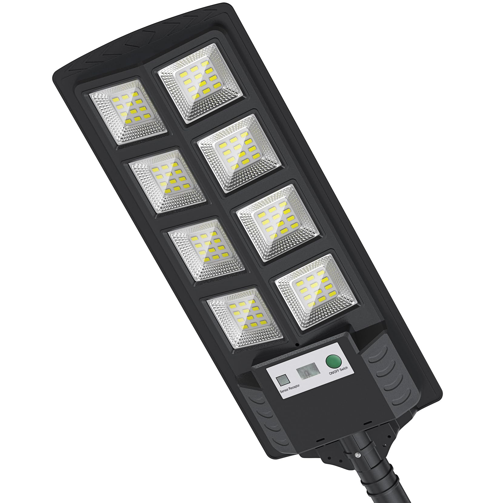 Vowelsone K4 200W Solar Lights Outdoor Waterproof,6500K Solar Street Lights Outdoor 12000Lm Led Solar Flood Light, Wide Angle Wi