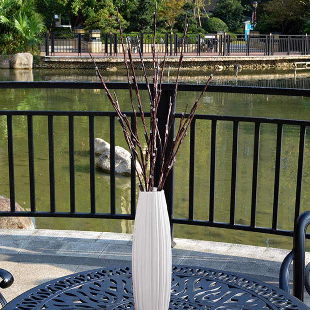 Uonlytech 60 LEDs Solar Powered Twig Lights - 82cm Warm Light Artificial Branch for Christmas & Home Decoration