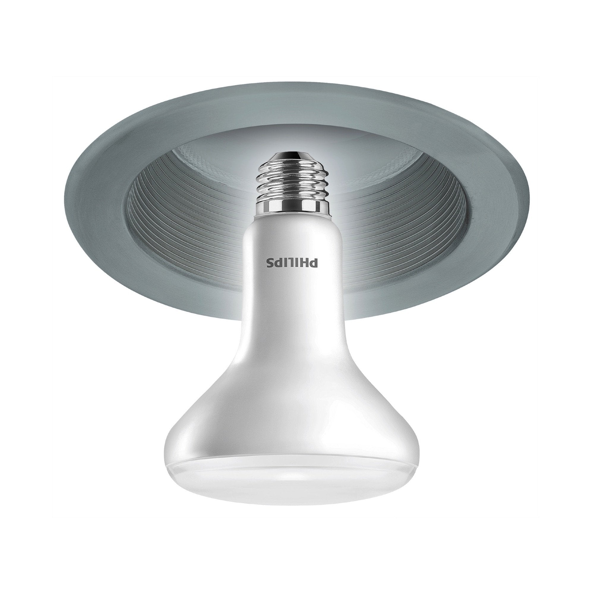 Philips LED BR30 Soft White Dimmable Light Bulb, 9W (65W Equivalent), 650-Lumen, E26 Base, Warm Glow Effect, 1-Pack