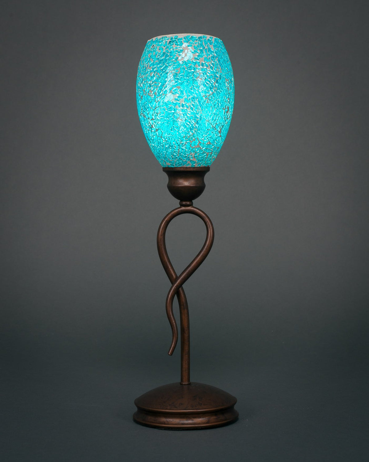 Toltec Lighting Leaf 1 Light Table Lamp In Bronze (35-Brz-5055)