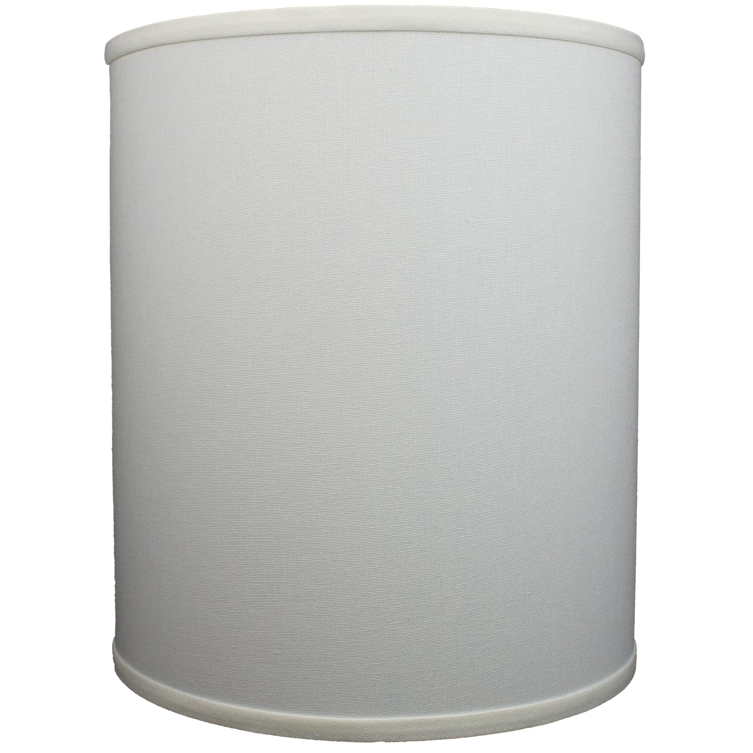 Fenchelshades.Com 12'' Top Diameter X 12'' Bottom Diameter X 14'' Height Fabric Drum Lampshade Spider Attachment (Linen Cream)