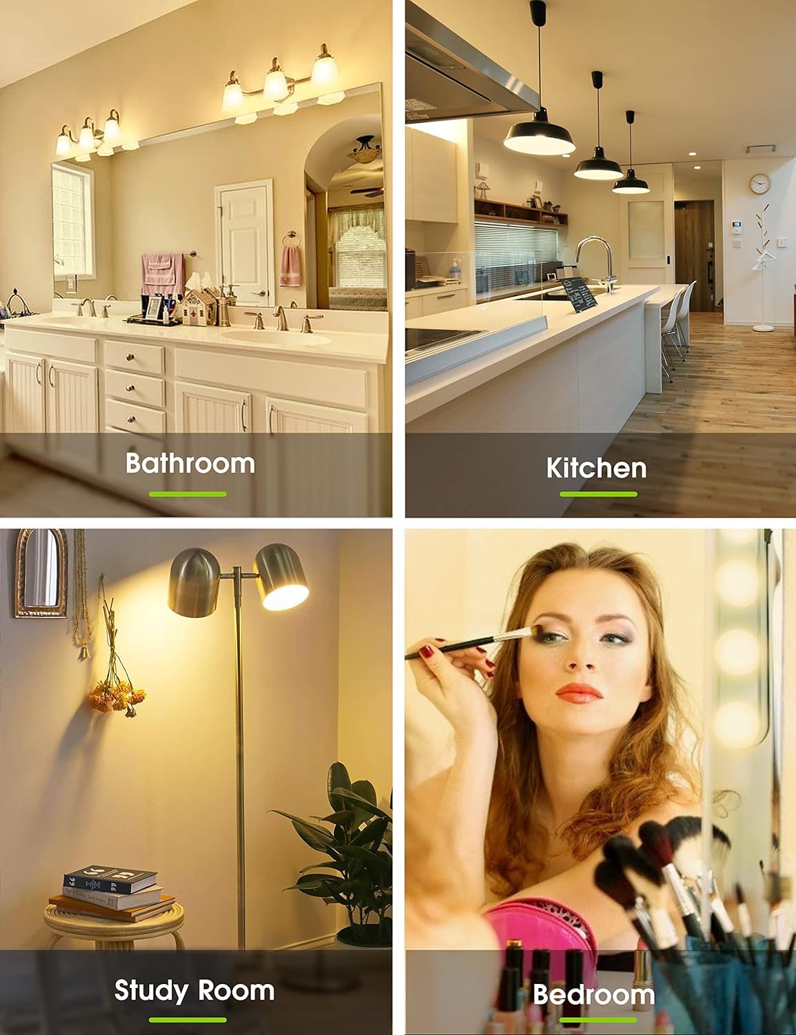 Leools Led Light Bulb G25/G80 Dimmable Flick-Free Matt 6W Frosted Glass Cri95 Warm White 600Lm, 60W Equivalent Vintage Led Ediso
