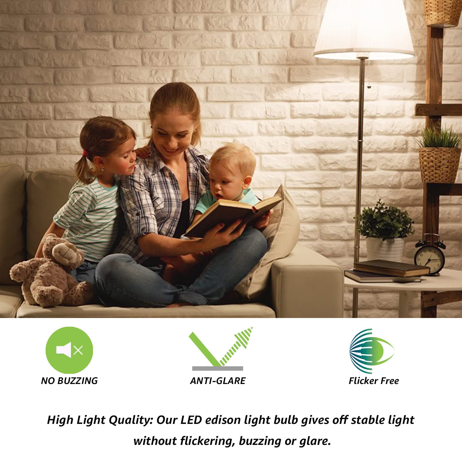 Winsaled 100 Watt Led Bulb, 12 Pack 9W Led Edison Light Bulbs 100 Watts Incandescent Bulbs Equivalent, 4000K Cool White With E26