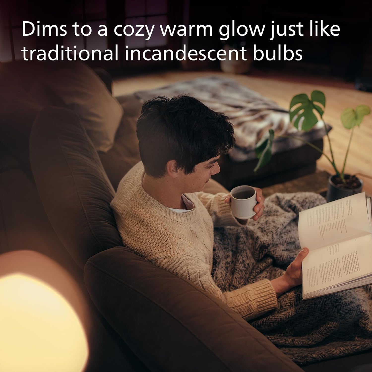 Philips LED A19 Dimmable Light Bulbs 100W 1500 Lumen Soft White 2700K E26 Base - 8 Pack