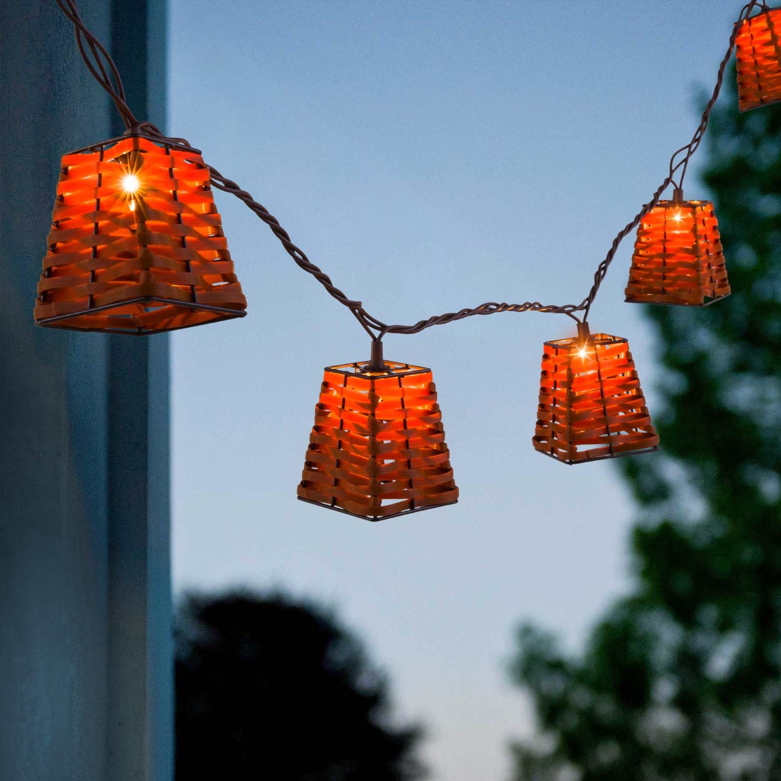 AVAMERY Outdoor-String-Lights-Waterproof, Boho Lantern String Lights for Patio, Garden, Porch, Balcony, Gazebo Decorative (PP Ra