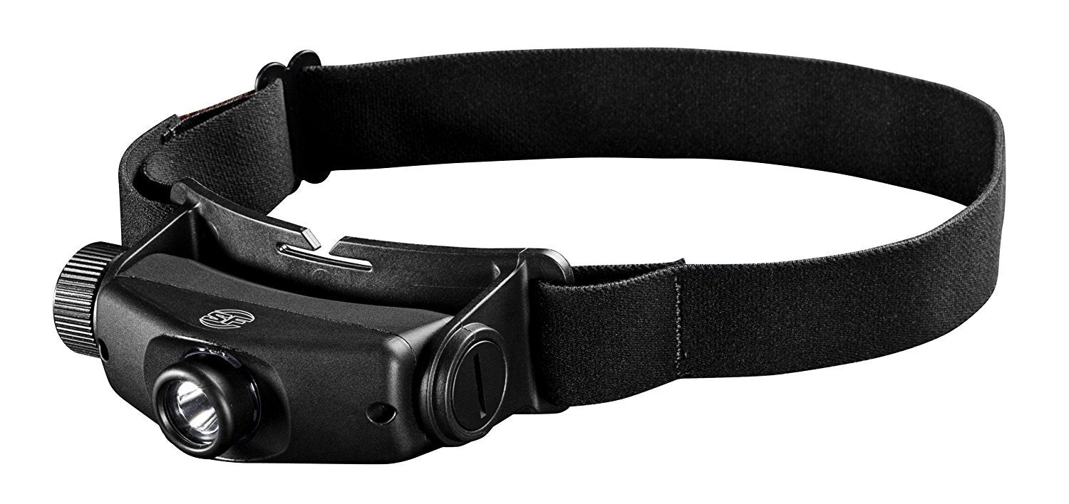 SureFire Maximus 1000 Lumen Rechargeable LED Headlamp HS3-A-BK Black with Lumintrail Keychain Light