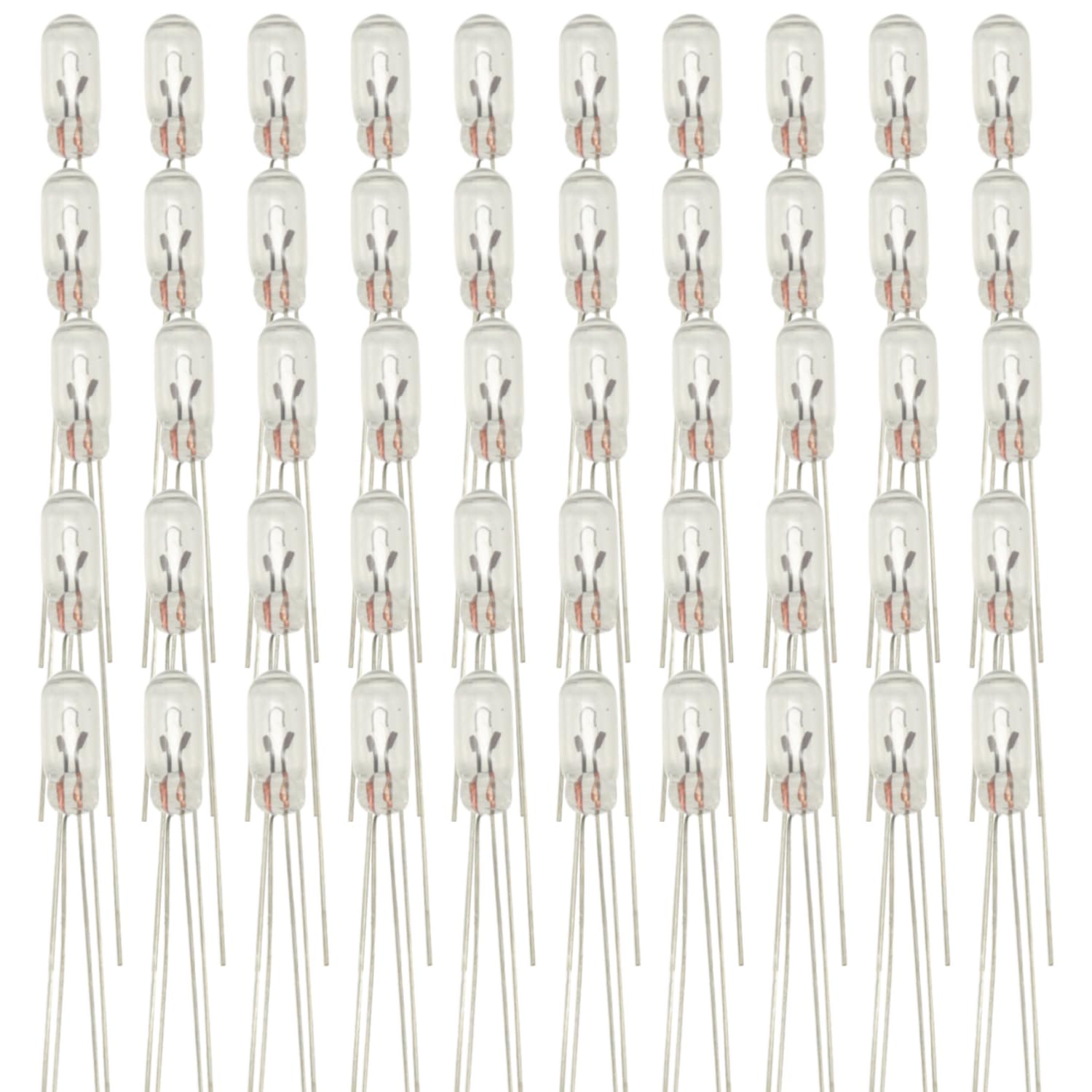 Godiymodules 20 Pcs For Miniature Lamp 3Mm 12V Indicator Bulb Bombilla Incandescent Filament,3Mm Halogen Bulb