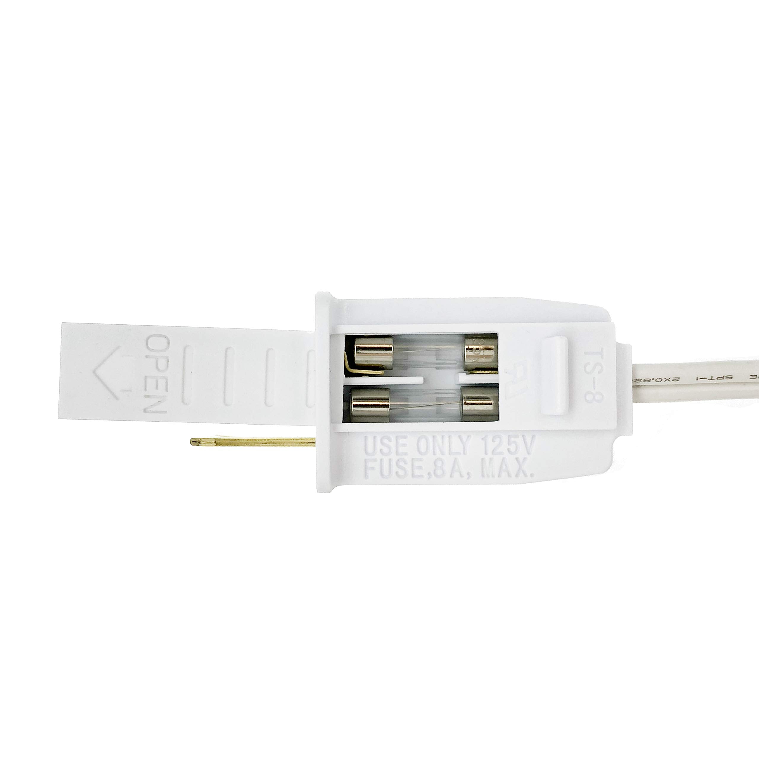 Hlo Lighting C9 Light Strings | 100 White Cord With 12 Socket Spacing  E17 Light Stringer For C9 Christmas Lights