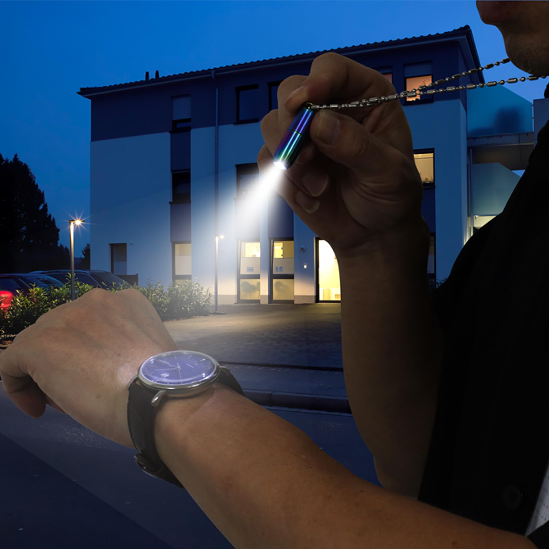 Super Tiny Mini Small Keychain Flashlight,Smallest Bright Long Lifetime Key Ring Light Torch For Edc Emergency Dog Walking Sleep