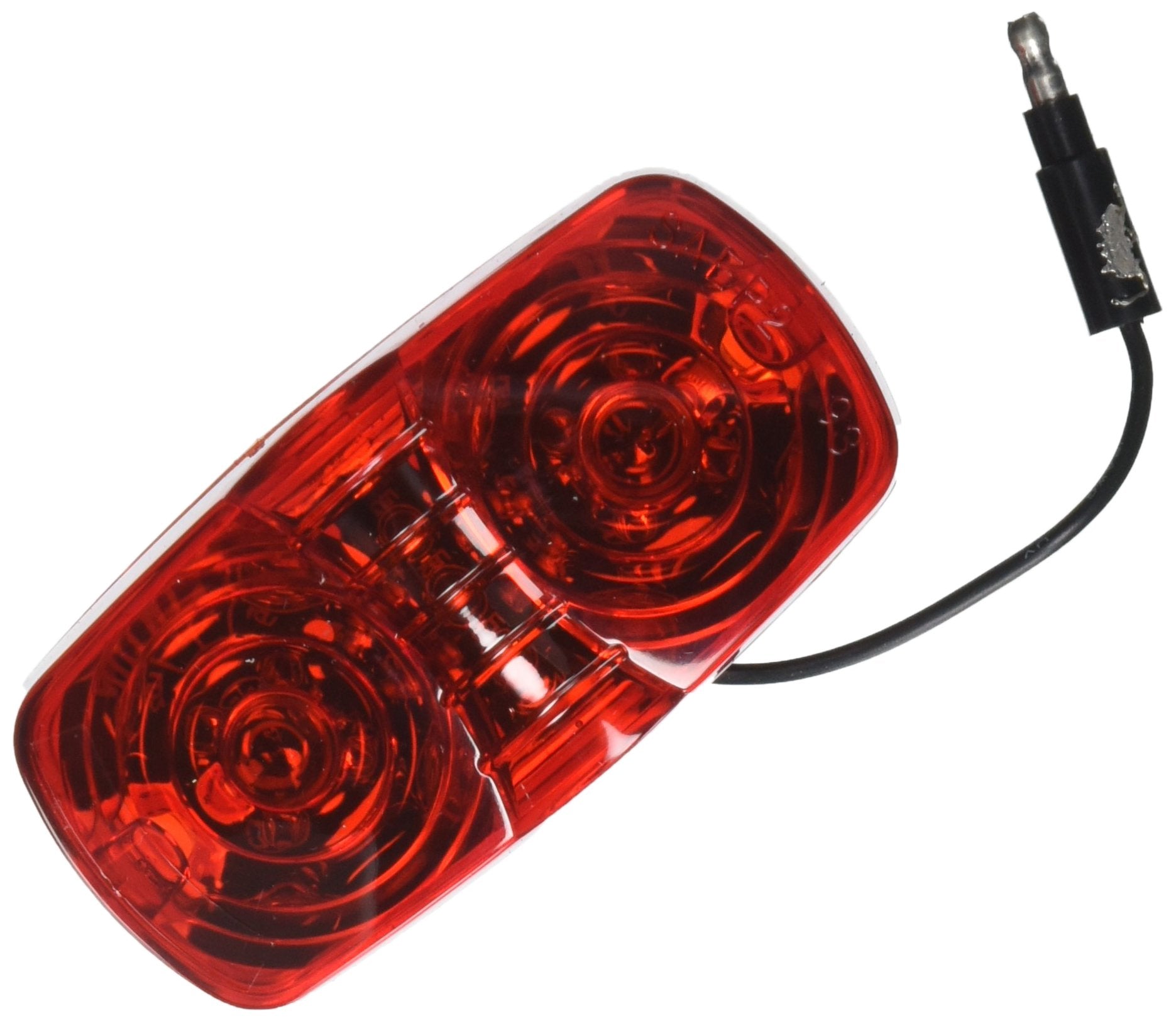 RoadPro RP-1375R Double Bubble Sealed LED Light, 4 Inches, Red, Polycarbonate