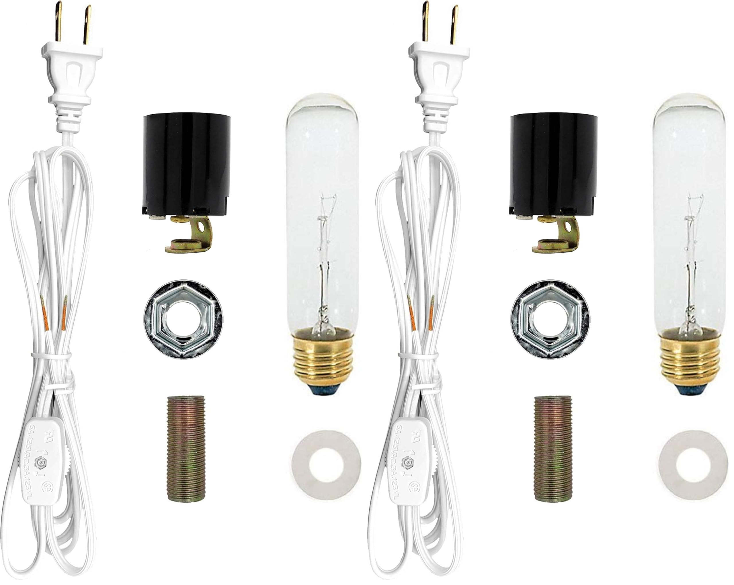 Creative Hobbies ML1-B6 Large Christmas Tree Wiring Kit, 40 watt Bulb, Standard (Edison) Base, Great for Lighting Large Size Obj