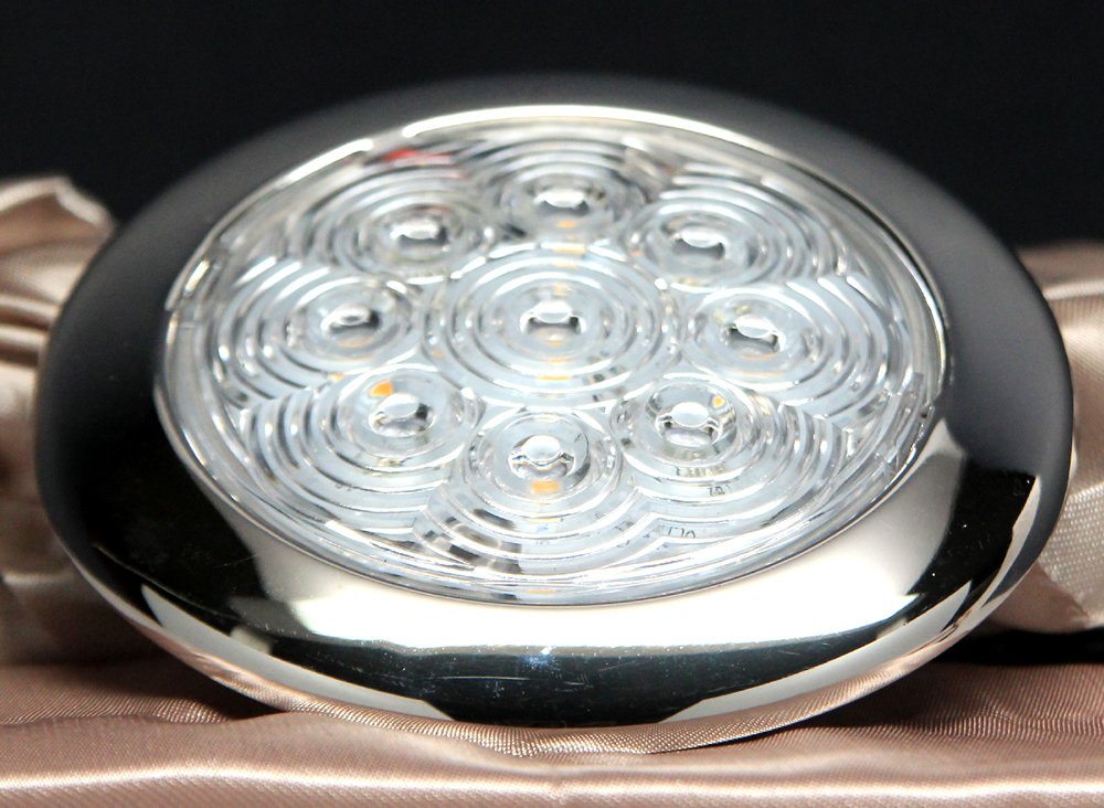 Marine Boat Bright 3.7&quot; D Round Ceiling Light Water Dust Proof Samsung Led Bulbs
