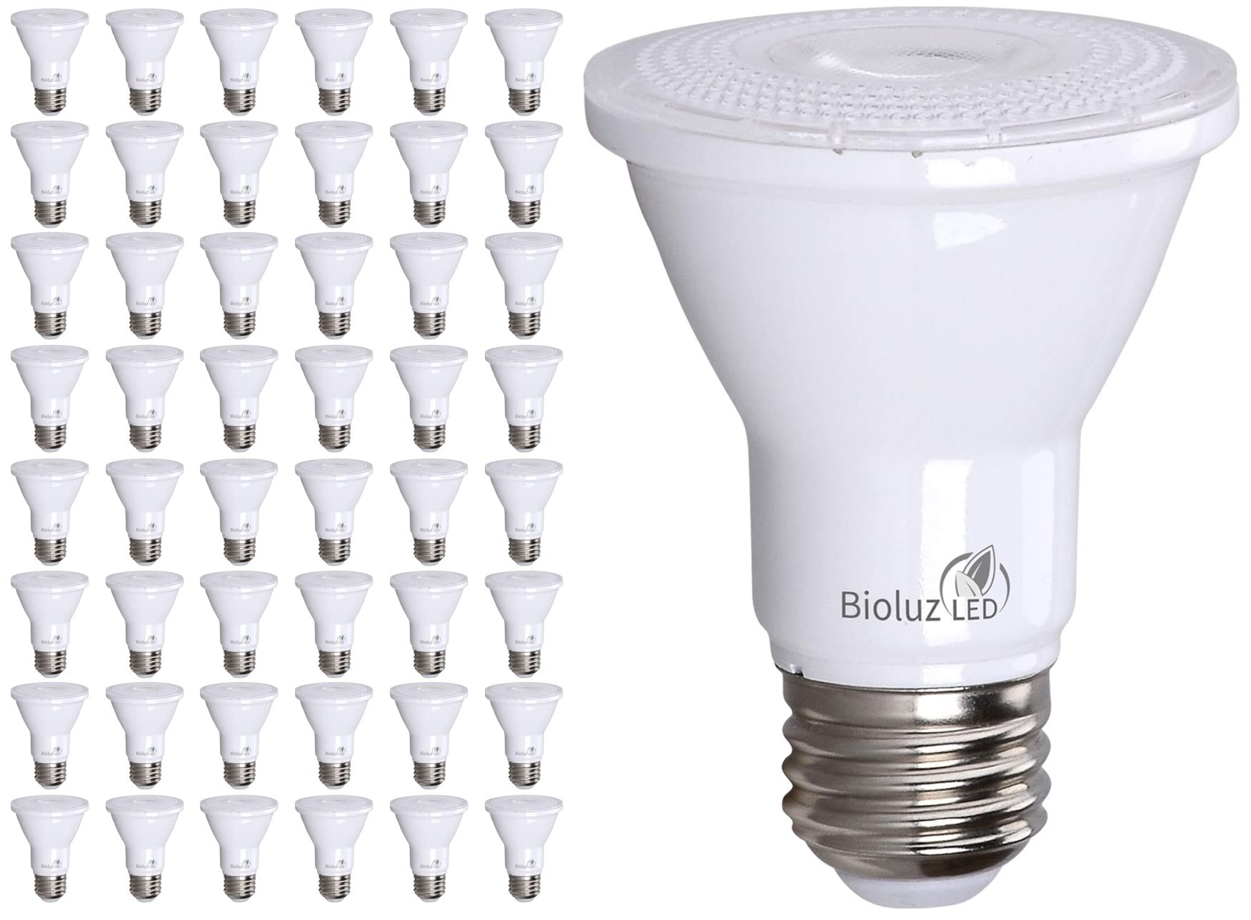 Bioluz Led Par20 Bulbs 5000K Daylight 90 Cri 5.5W = 75W Replacement Dimmable Led Light Bulbs, 500 Lumens, Ul Listed, Title 20, 4
