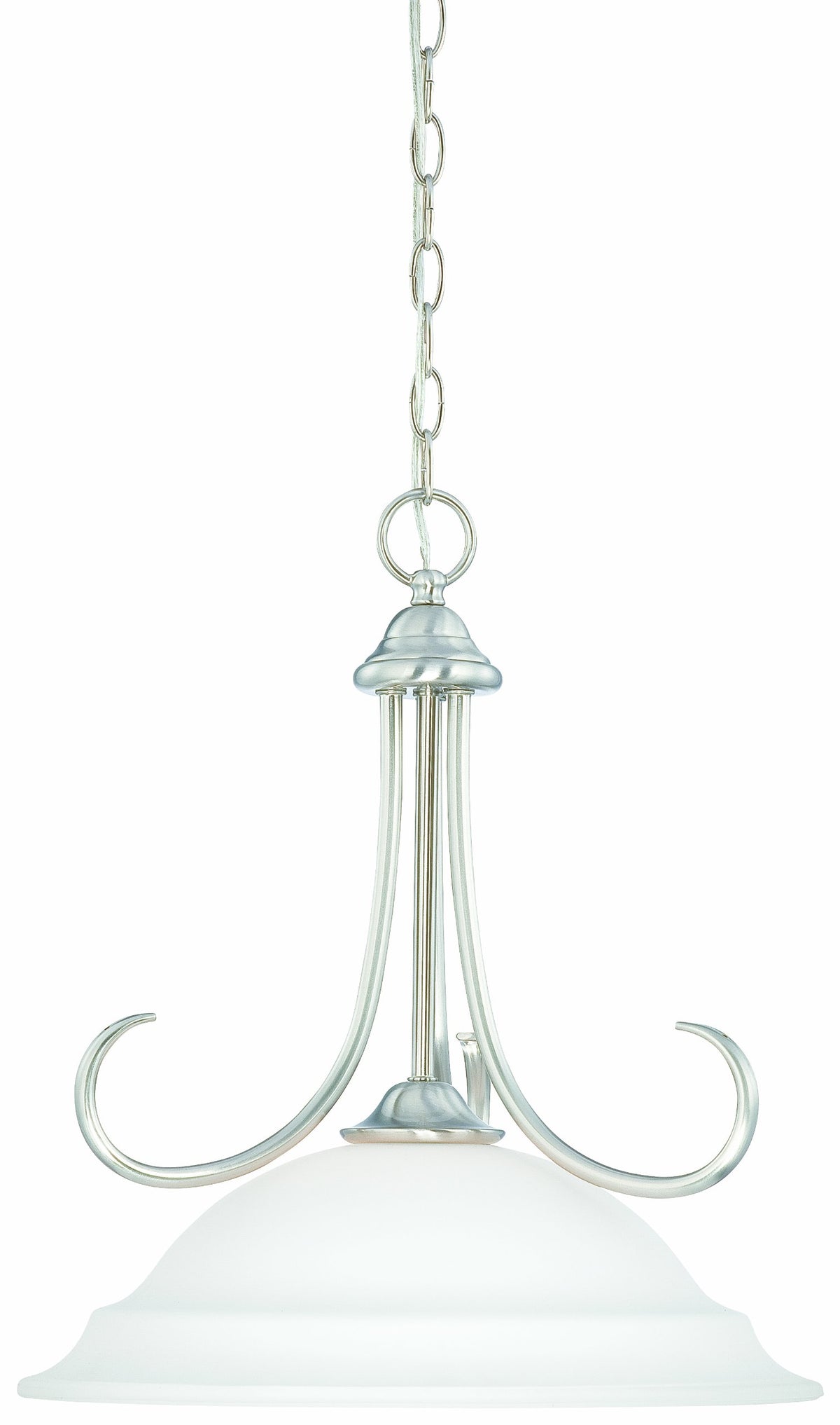 Elk Home Thomas Lighting Bella Pendant Light, Brushed Nickel, 1 Light, 16&quot;X16&quot;X18&quot;